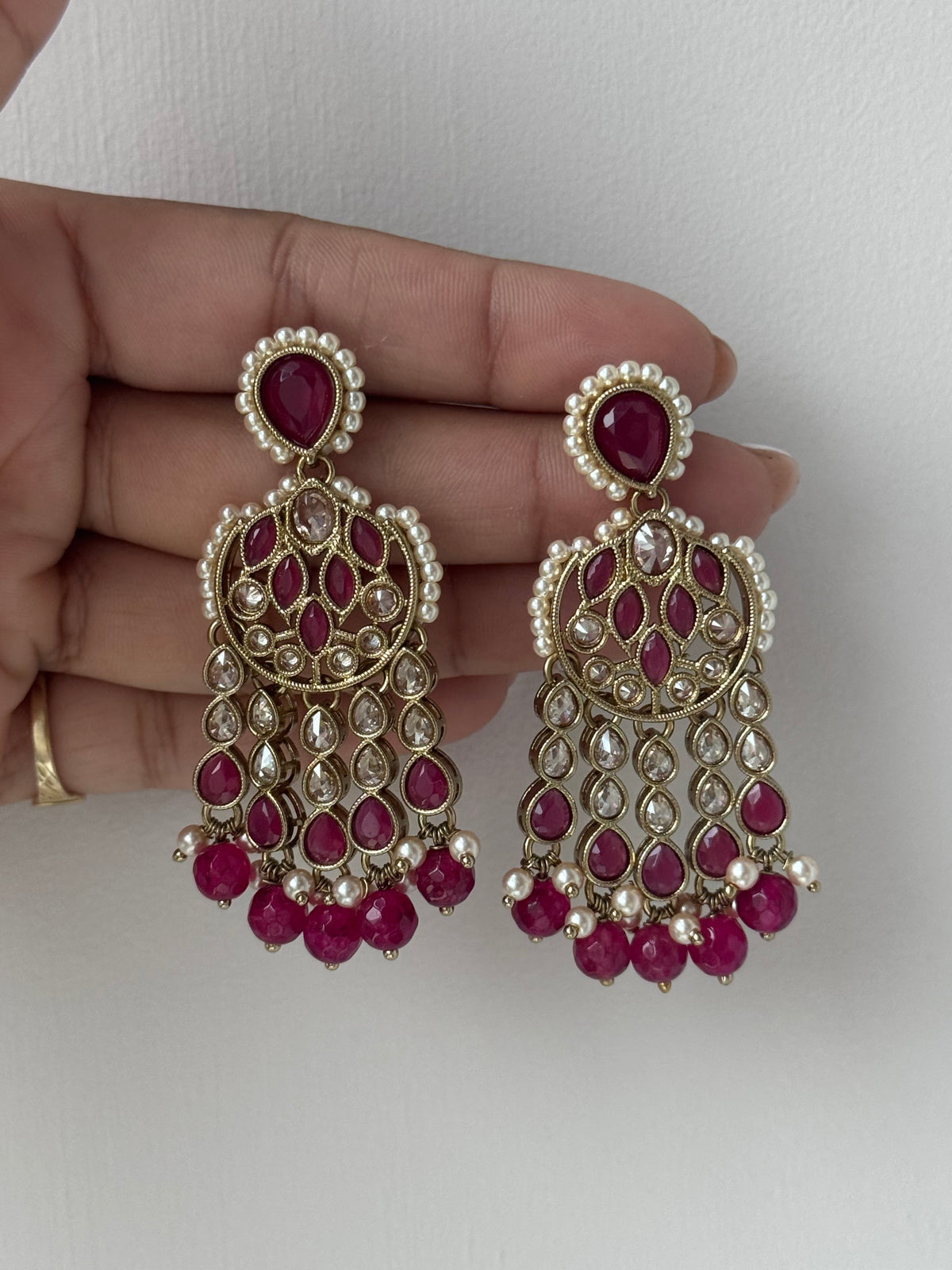 Diya - Antique Gold Earrings | The Tara Collection