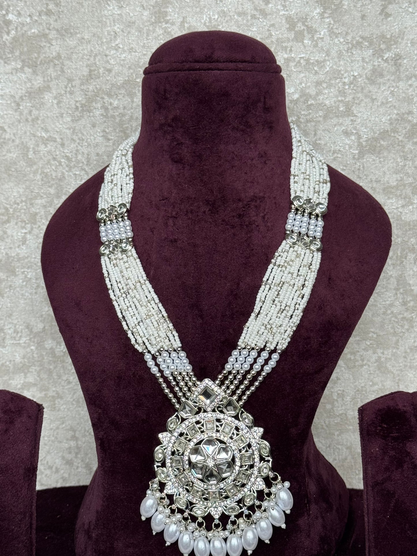 Rice Bead Silver Mala Set | The Tara Collection