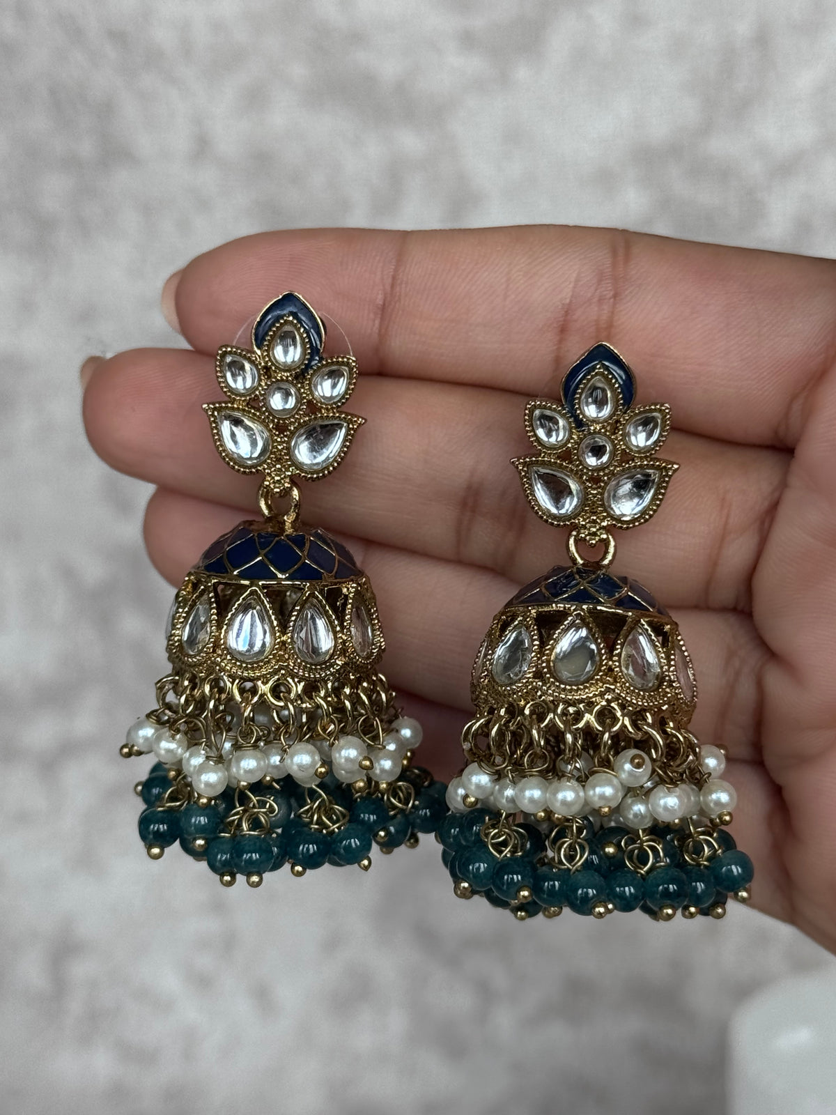 Riya - Desi Jhumka Earrings | The Tara Collection