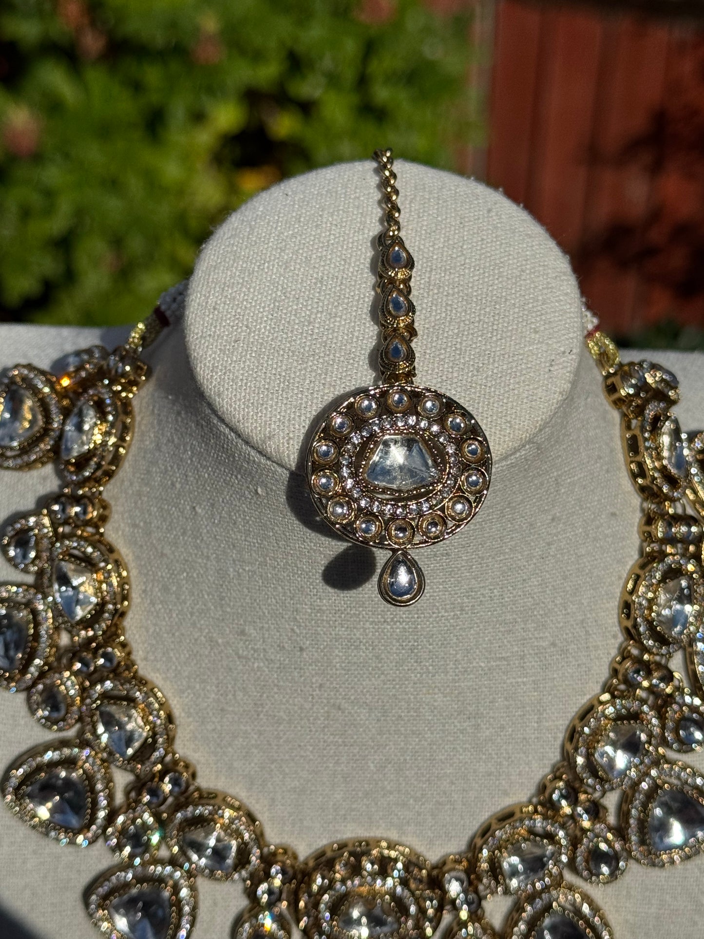 Kundan Statement Necklace Set