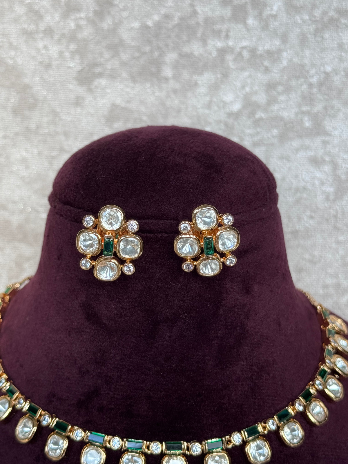 Kiran - Heritage Indian Kundan Necklace Set | The Tara Collection