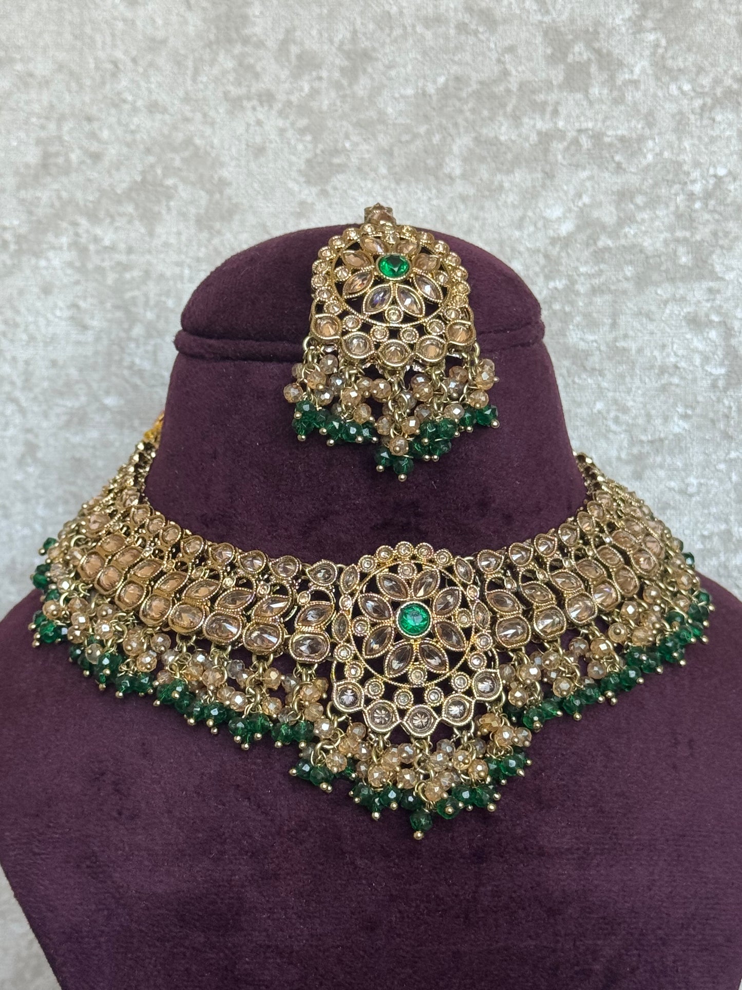 Polki Necklace Set | The Tara Collection