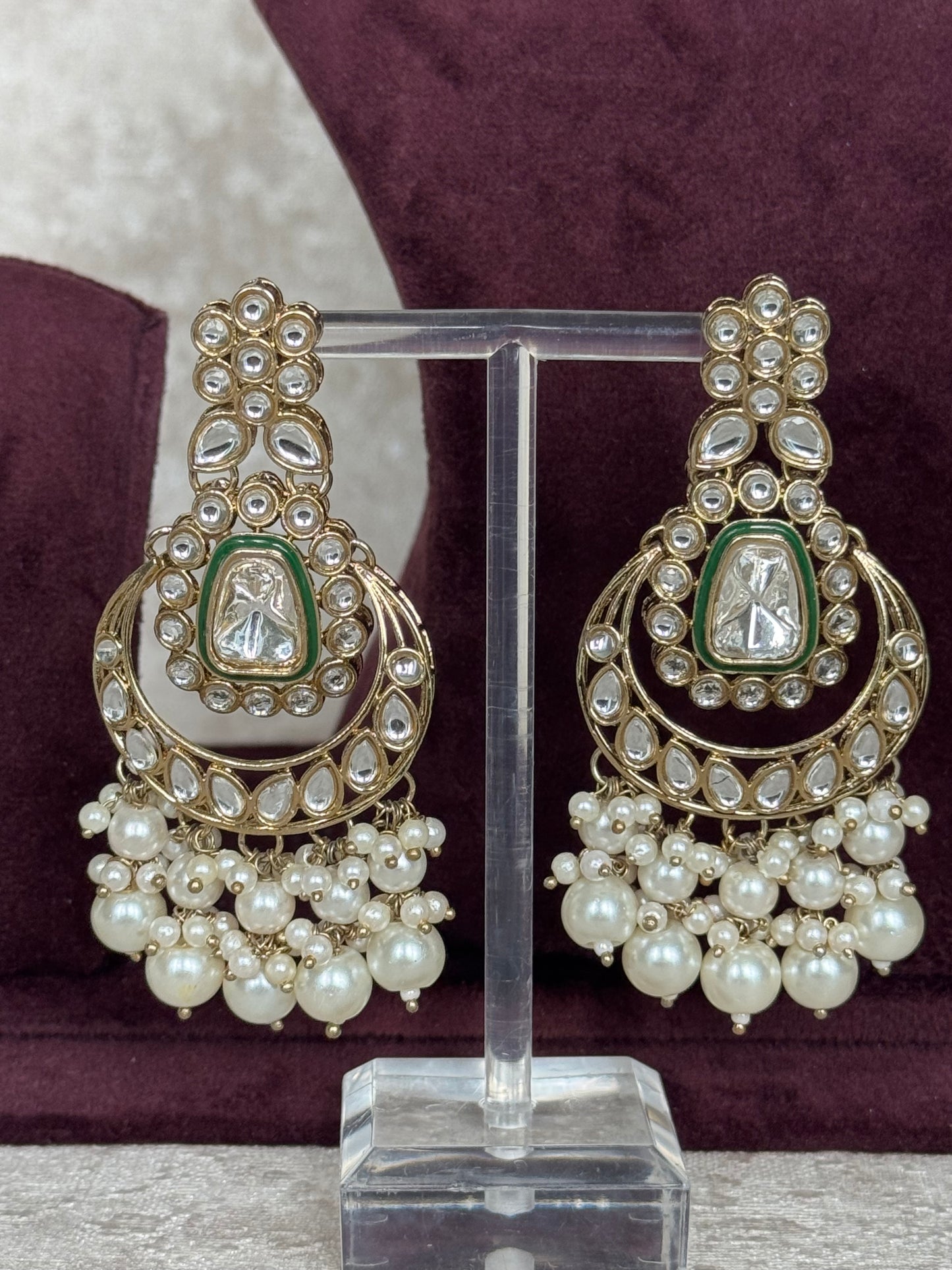 Kundan & Pearl Necklace Set | The Tara Collection