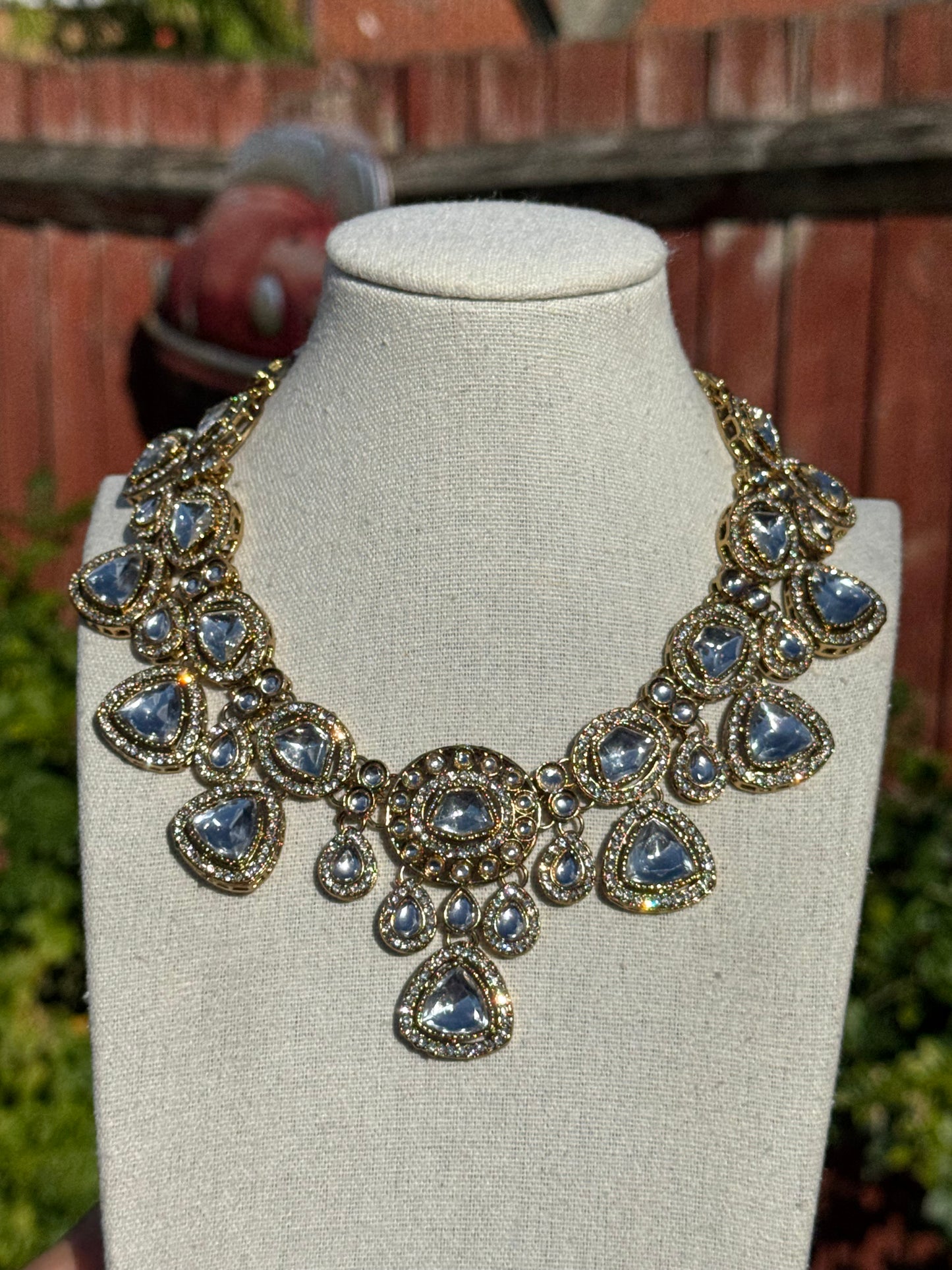 Kundan Statement Necklace Set