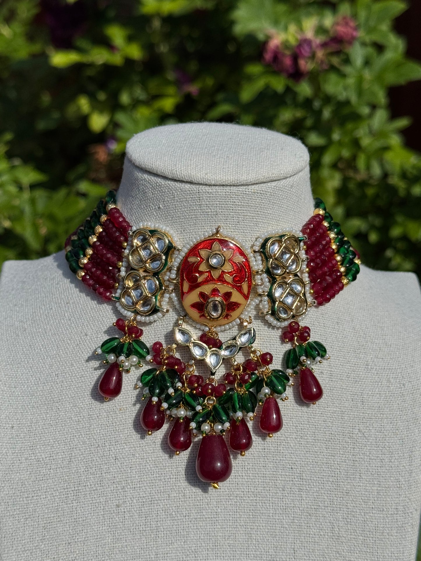 Meenakari Choker Set
