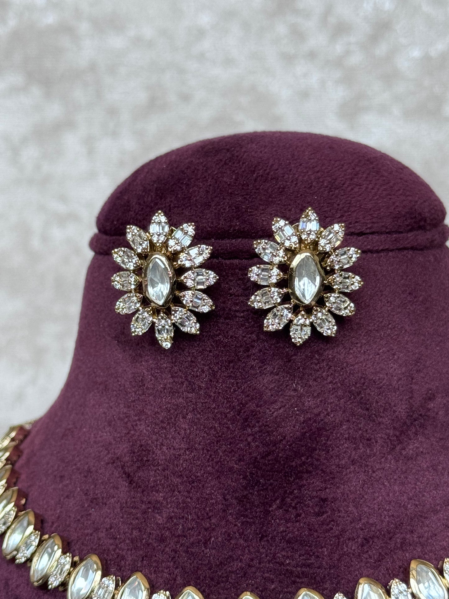 Dainty Kundan Choker Set | The Tara Collection