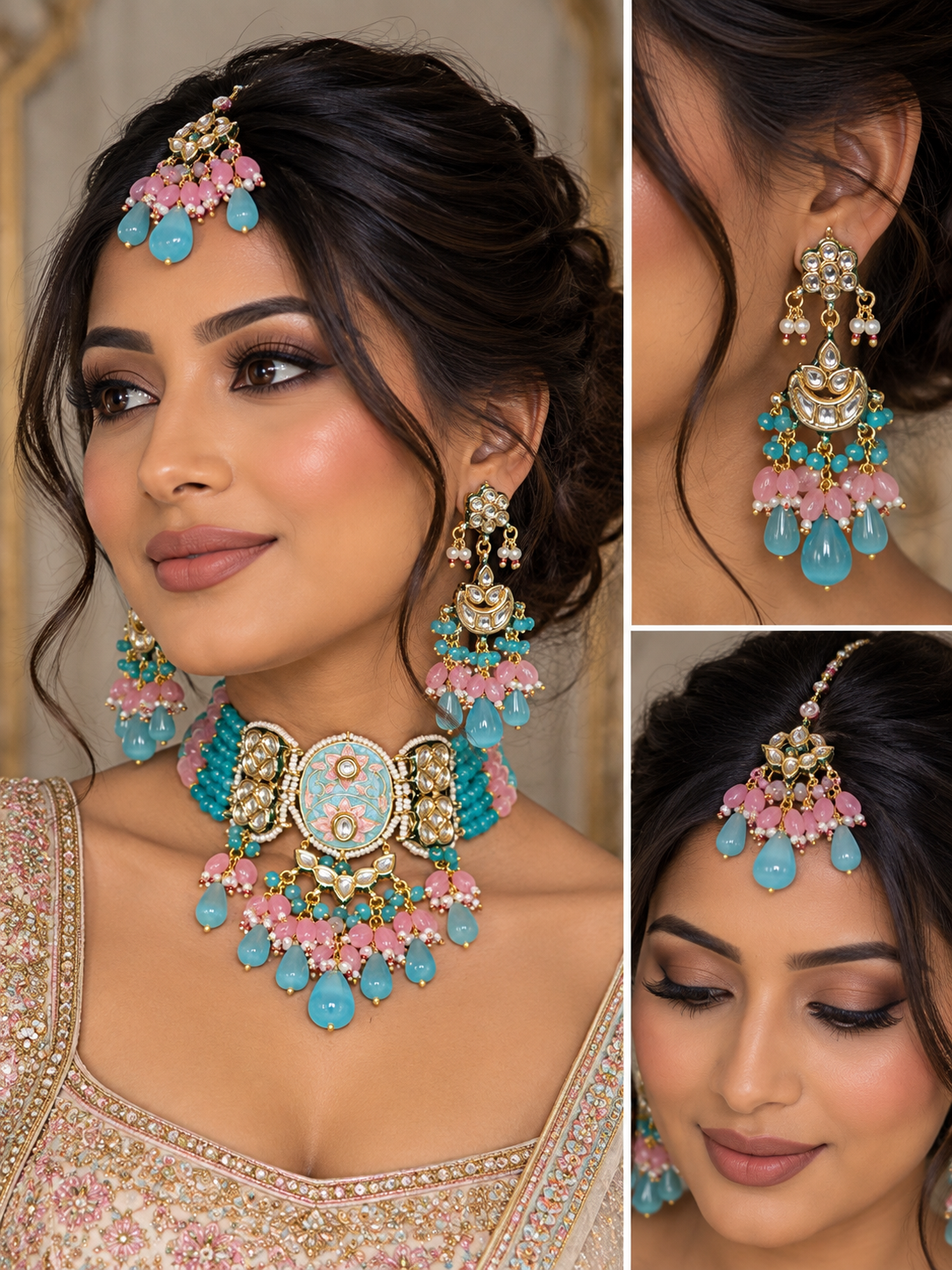 Riddhi - Meenakari Choker Set | The Tara Collection