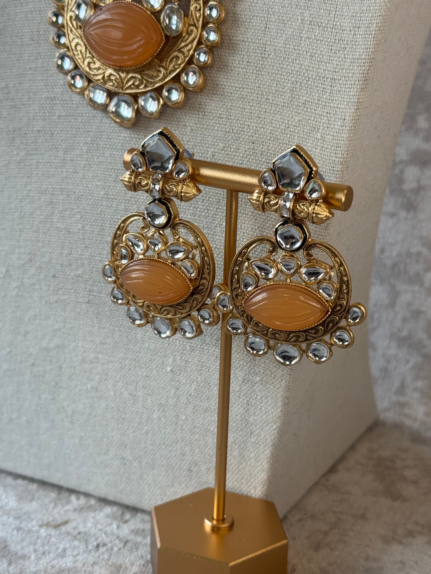 Rajwadi Polish North Style necklace set