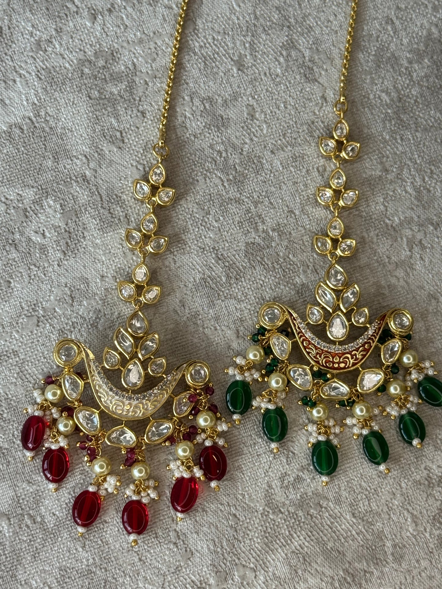 Elegant High Gold Maang Tikka