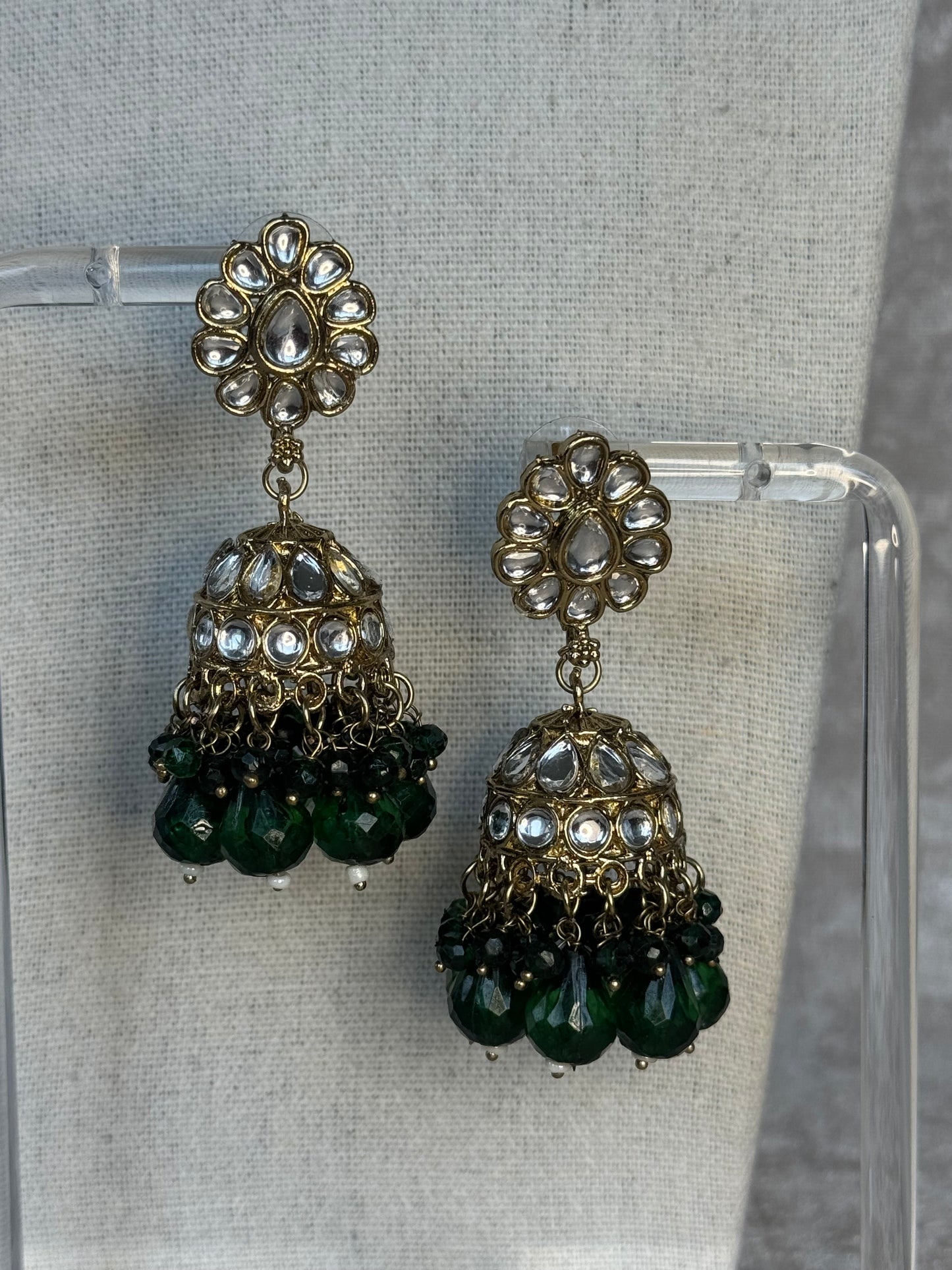 Kundan Necklace Set with Earrings & Tikka