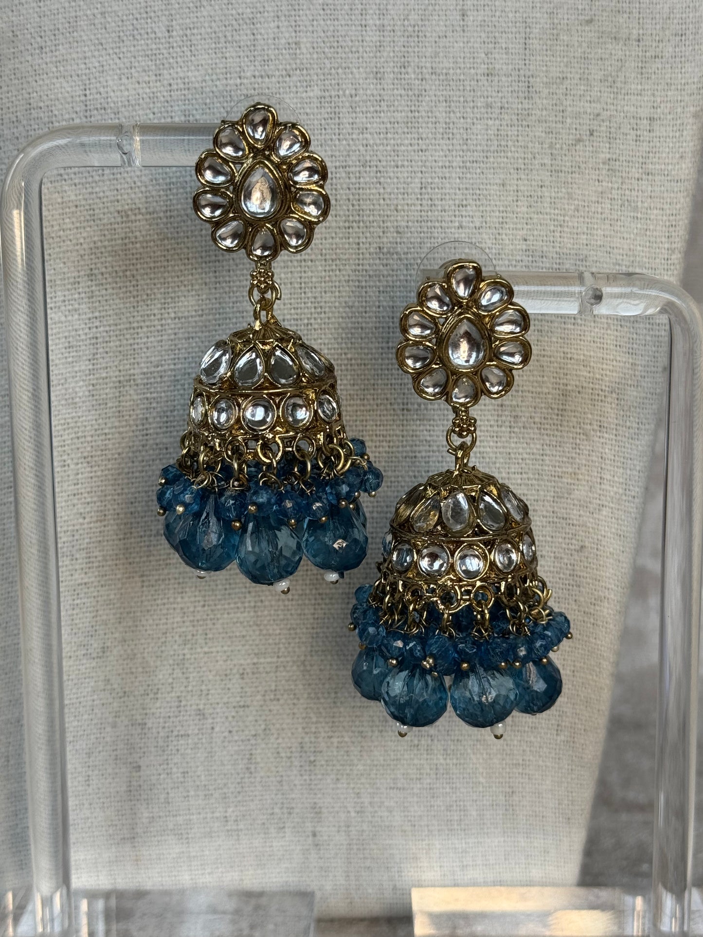 Kundan Necklace Set with Earrings & Tikka