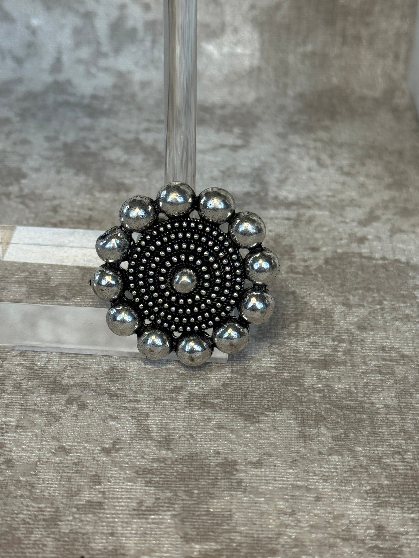 Full Oxidised Long Necklace Set