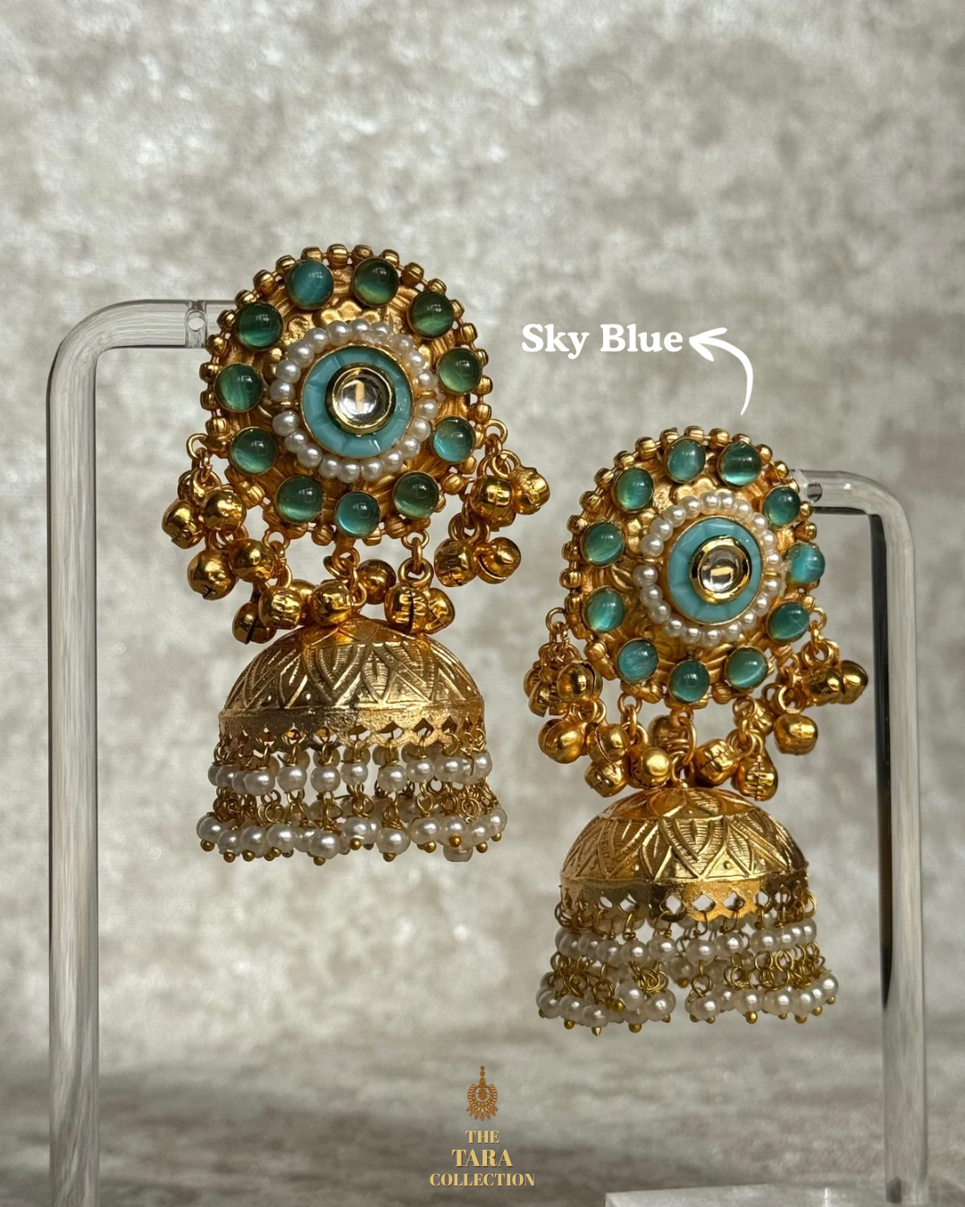 Ghungroo Jhumka Statement Earrings
