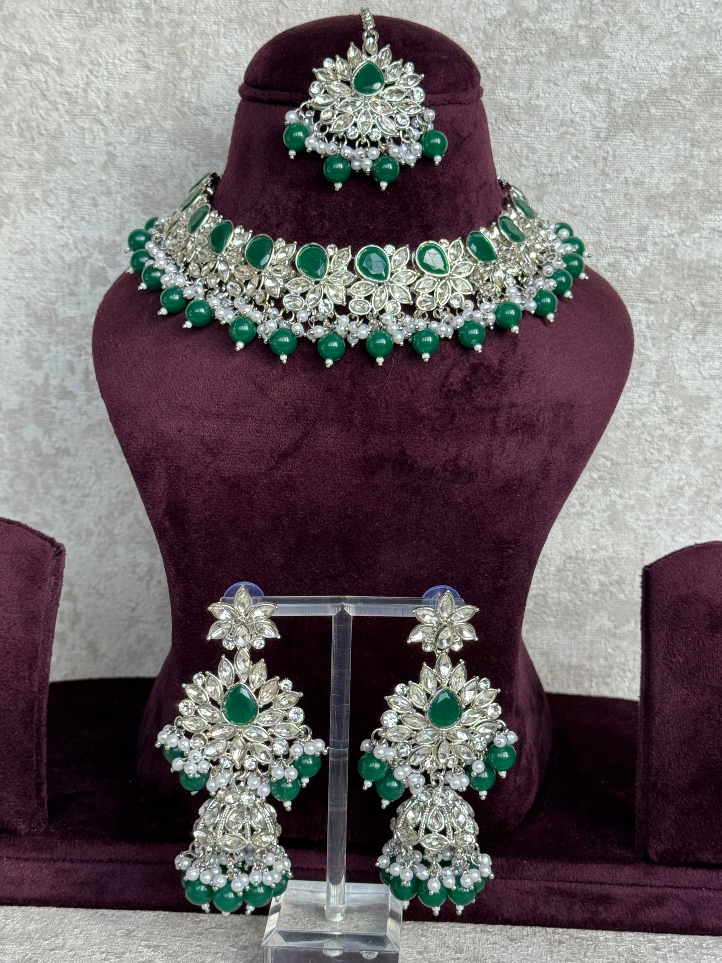 Silver Necklace Set Collection| The Tara Collection