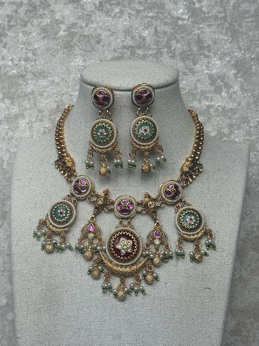 Heritage Doublet Necklace Set | The Tara Collection