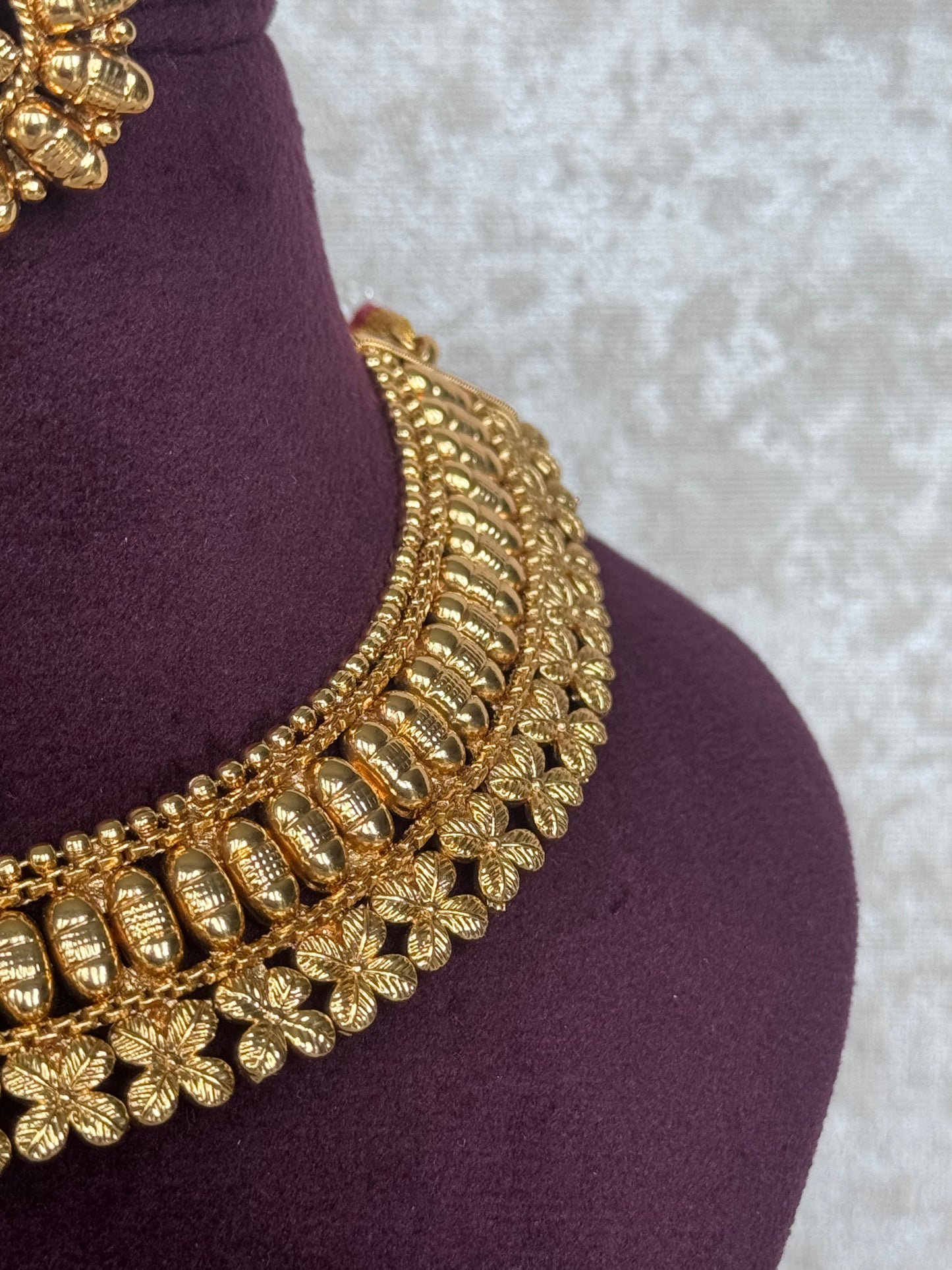 Classic Gold-Plated Necklace Set | The Tara Collection