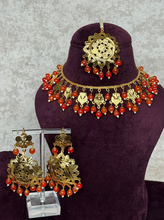 Gold Necklace Set | The Tara Collection