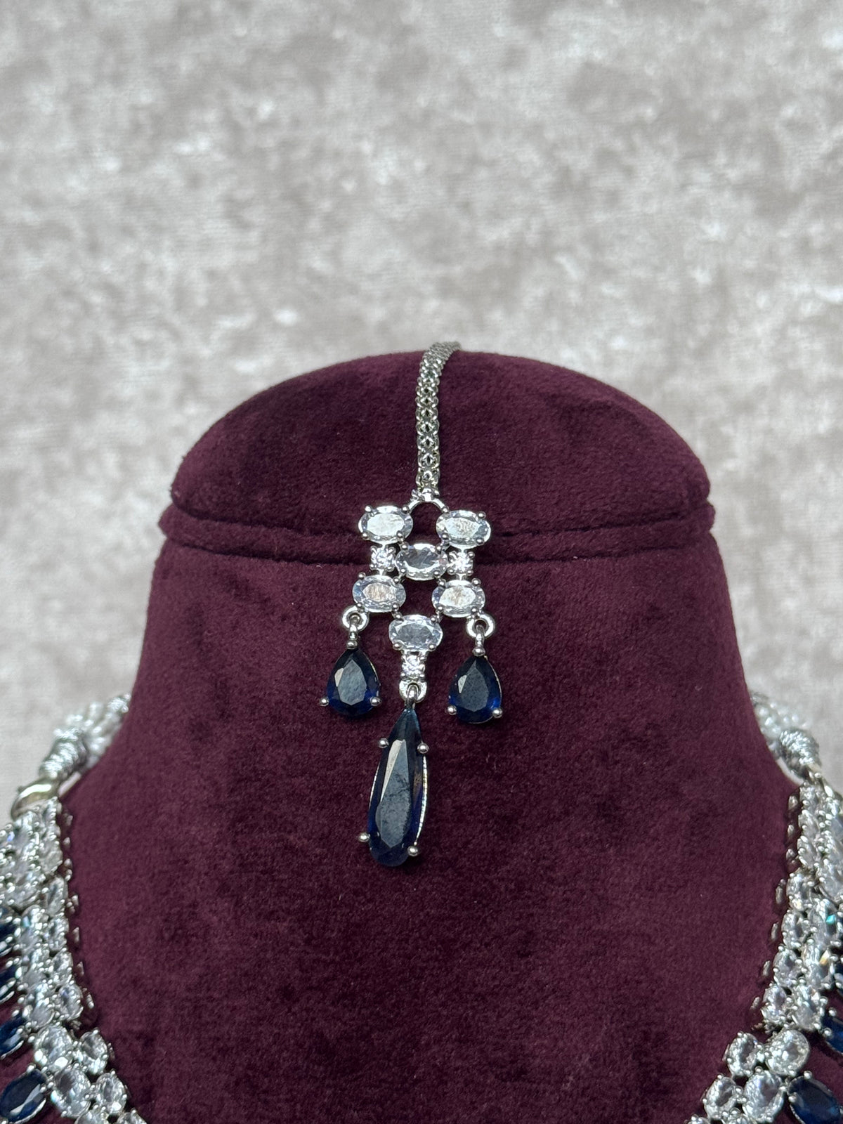 Aarohi - American Diamond Statement Set | The Tara Collection