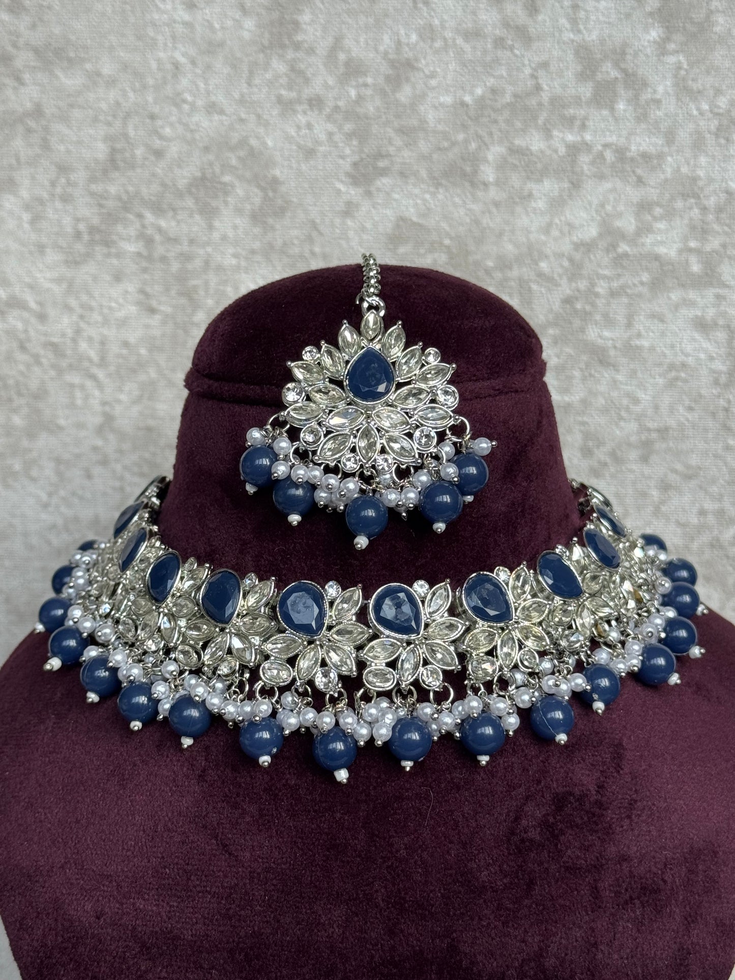 Silver Necklace Set Collection| The Tara Collection