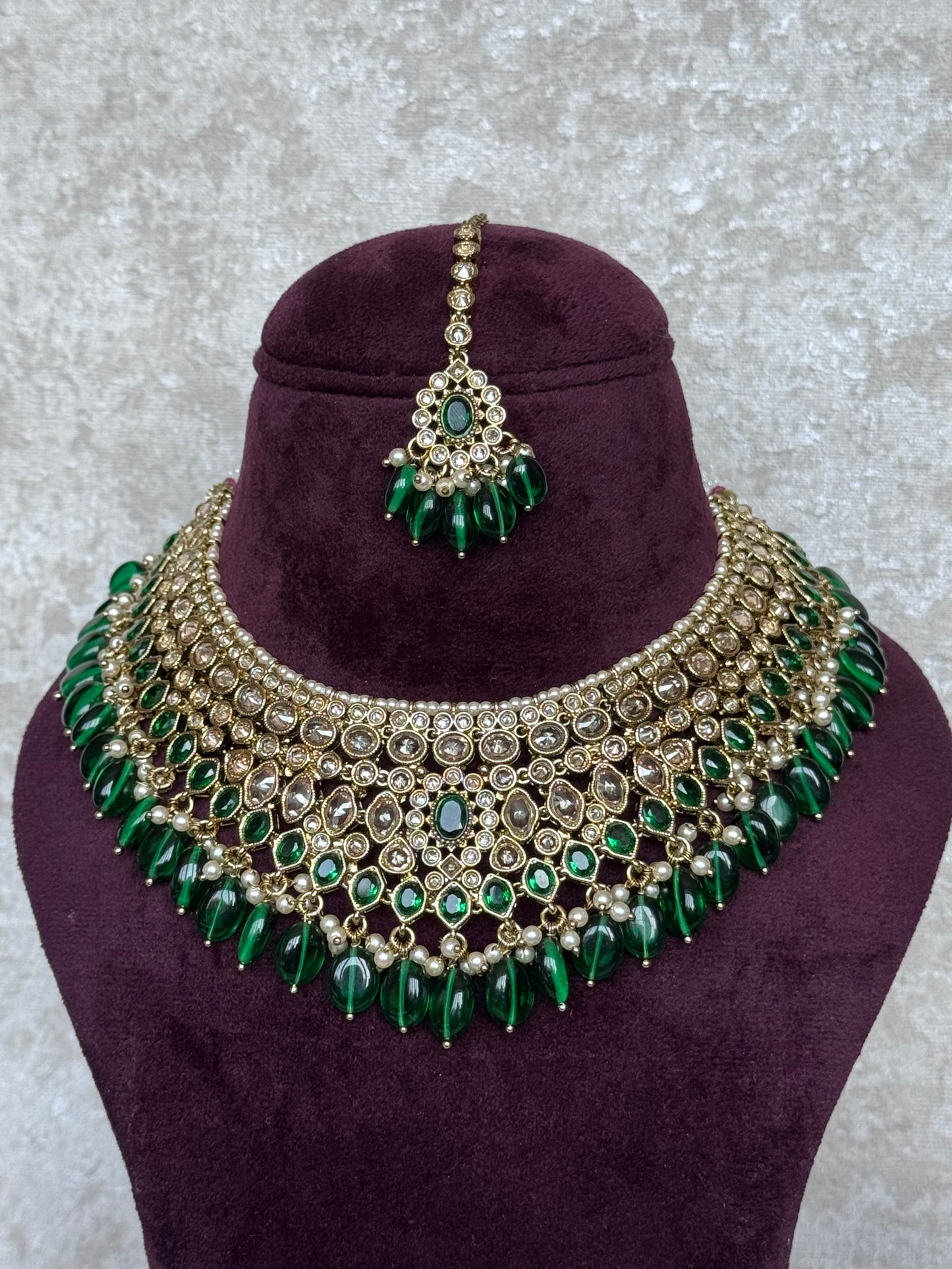 Antique Moti Necklace Set | The Tara Collection