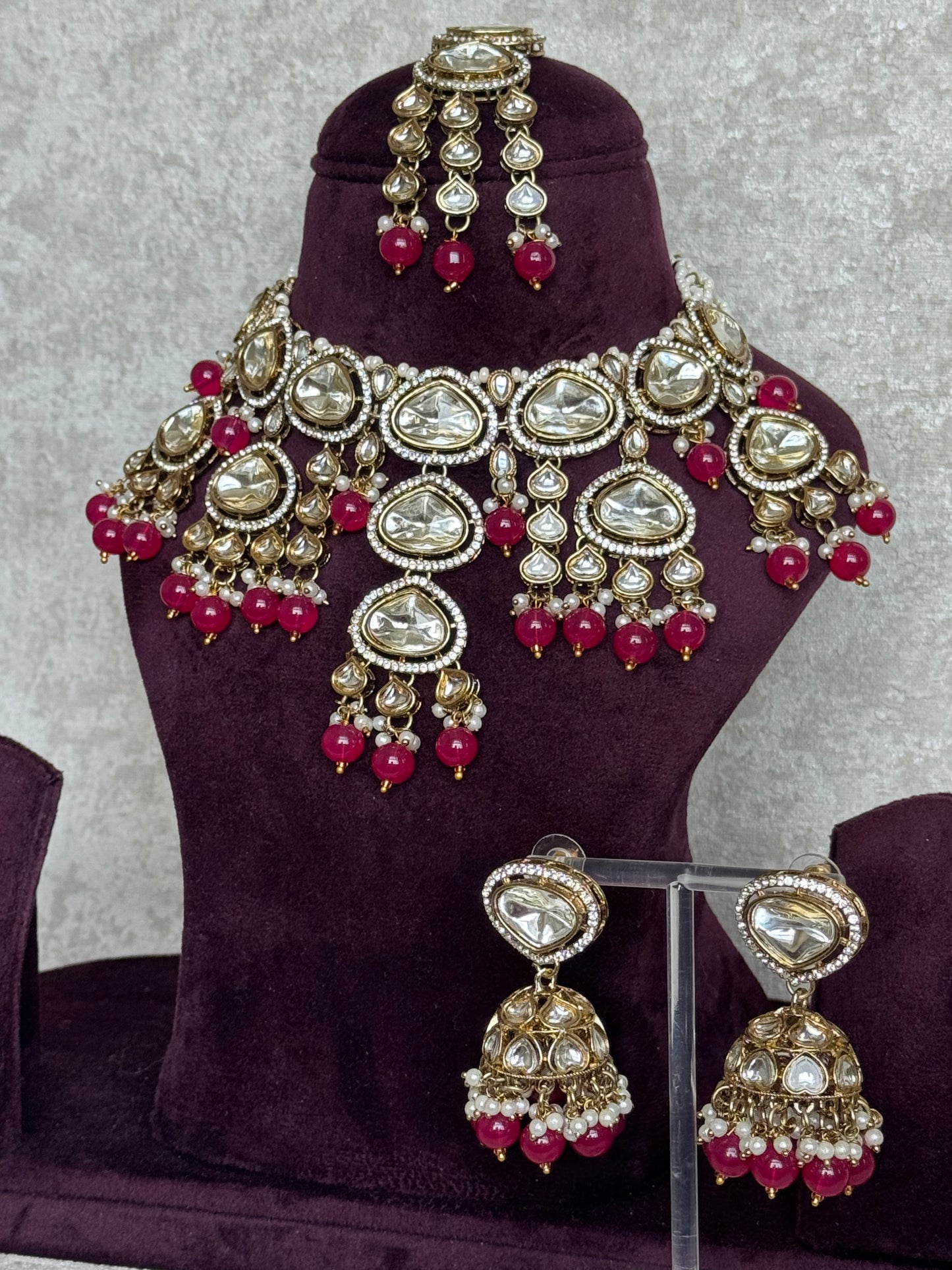Statement Kundan Necklace Set | The Tara Collection