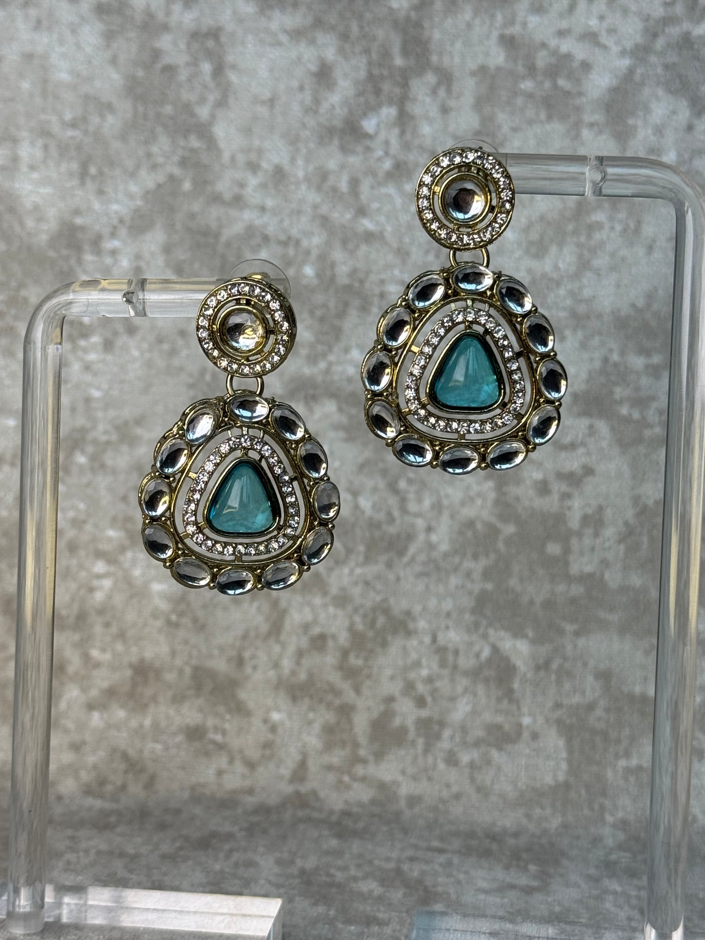 Kundan Necklace Set (multiple colours)