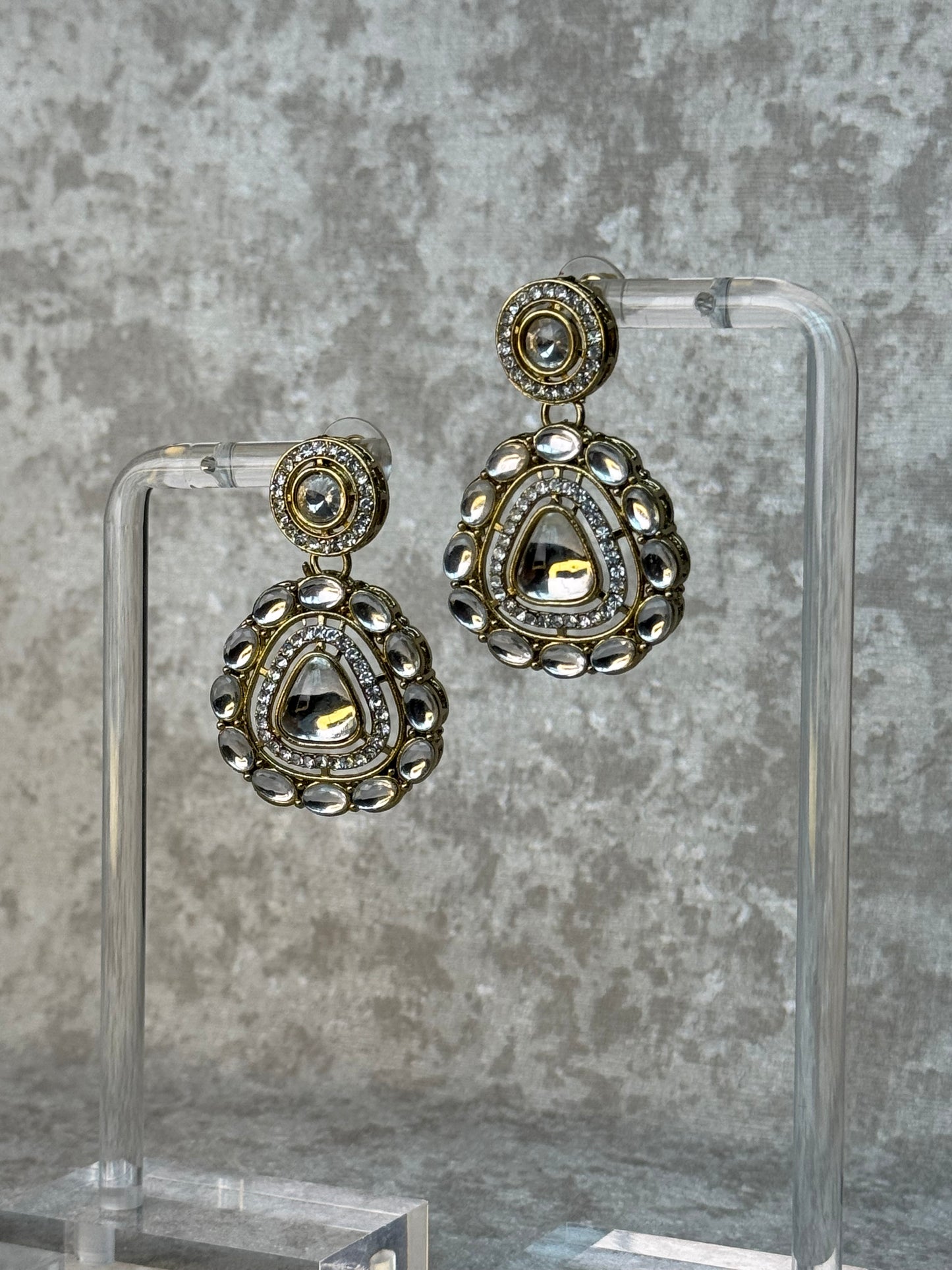 Kundan Necklace Set (multiple colours)