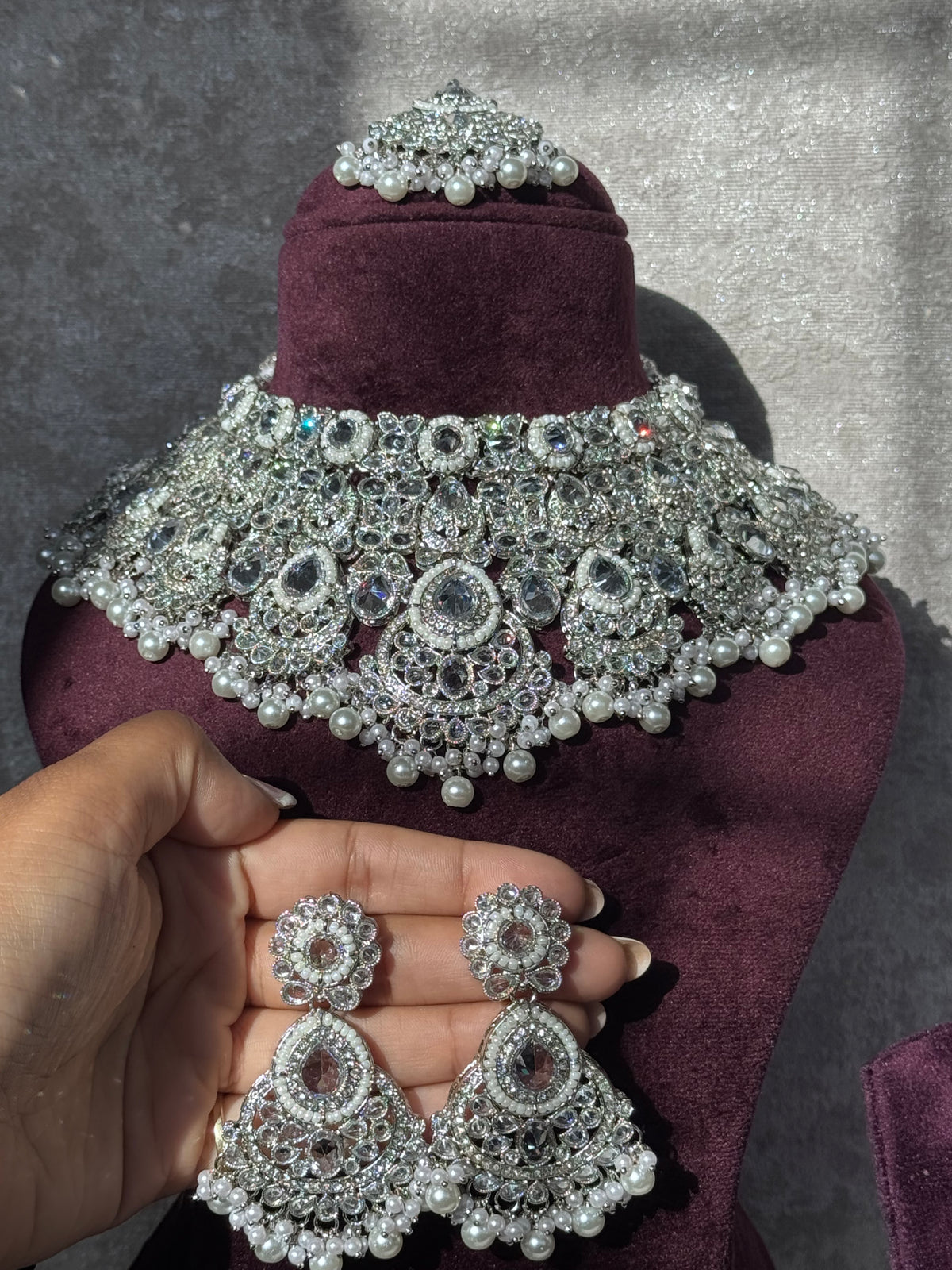 Charvi - Semi-Bridal Statement Choker Set | The Tara Collection