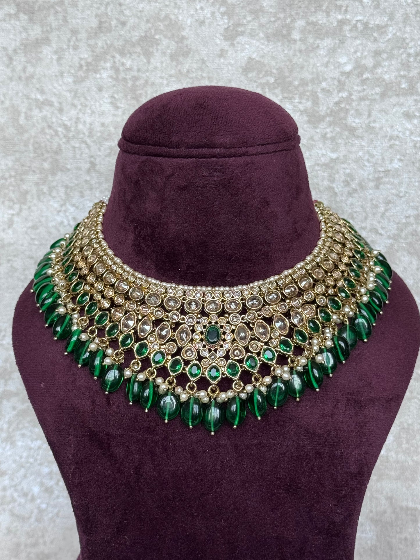 Antique Moti Necklace Set | The Tara Collection