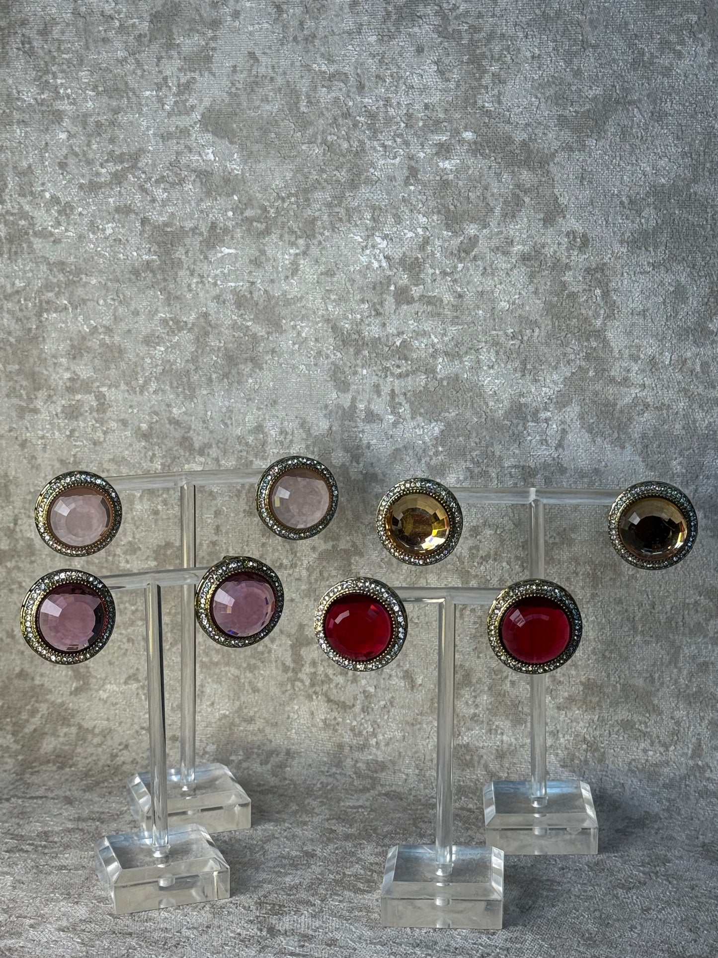 Round Statement Studs