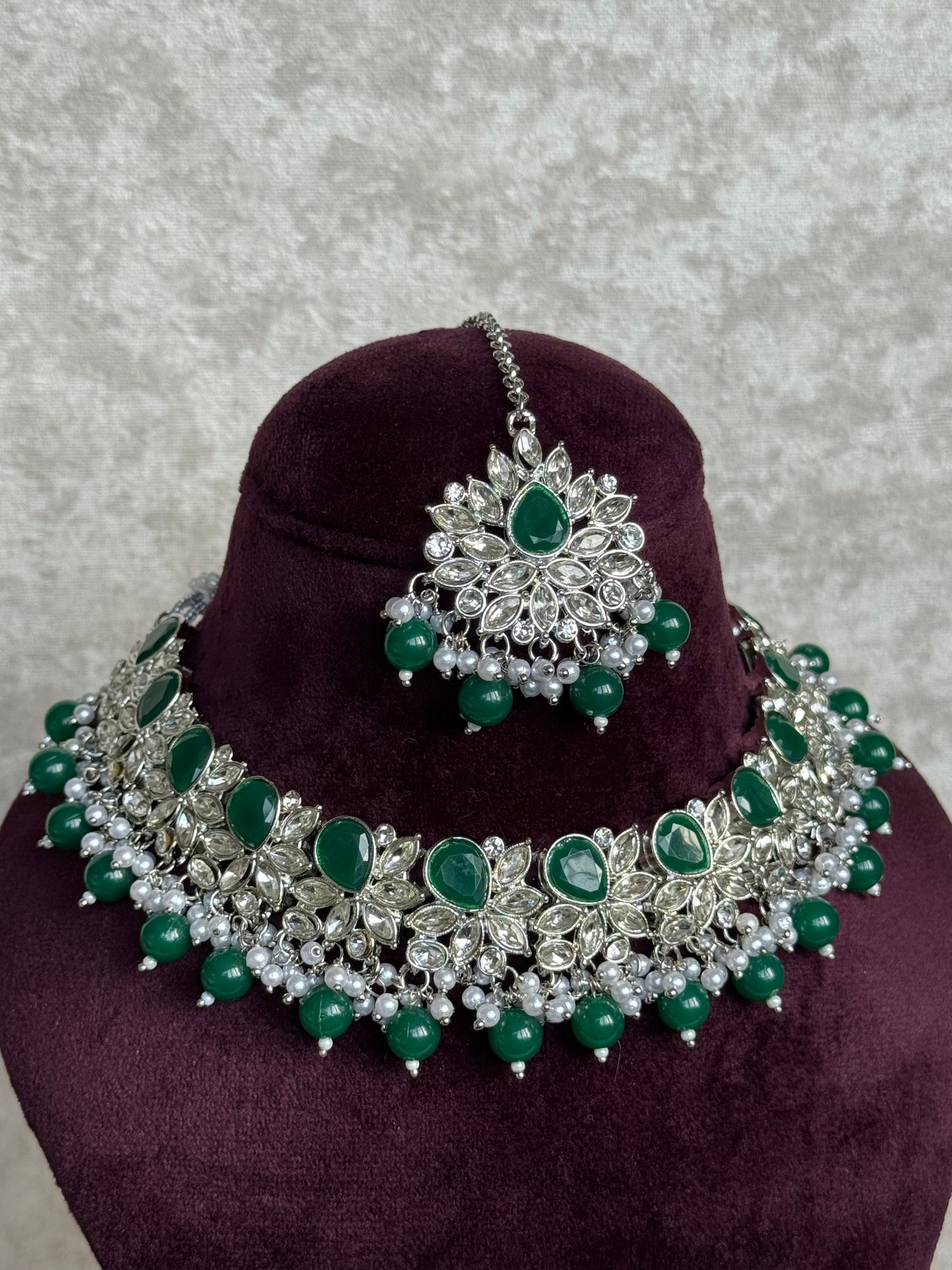 Silver Necklace Set Collection| The Tara Collection