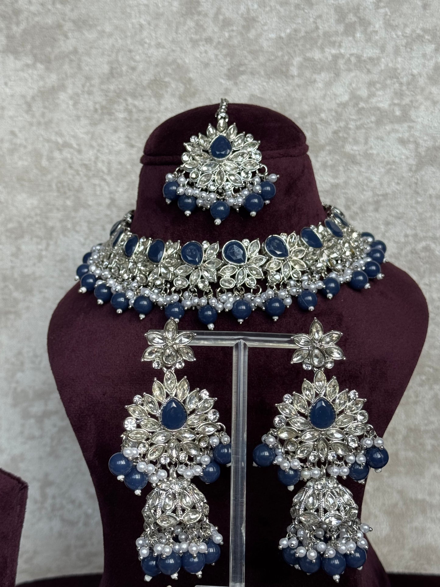 Silver Necklace Set Collection| The Tara Collection