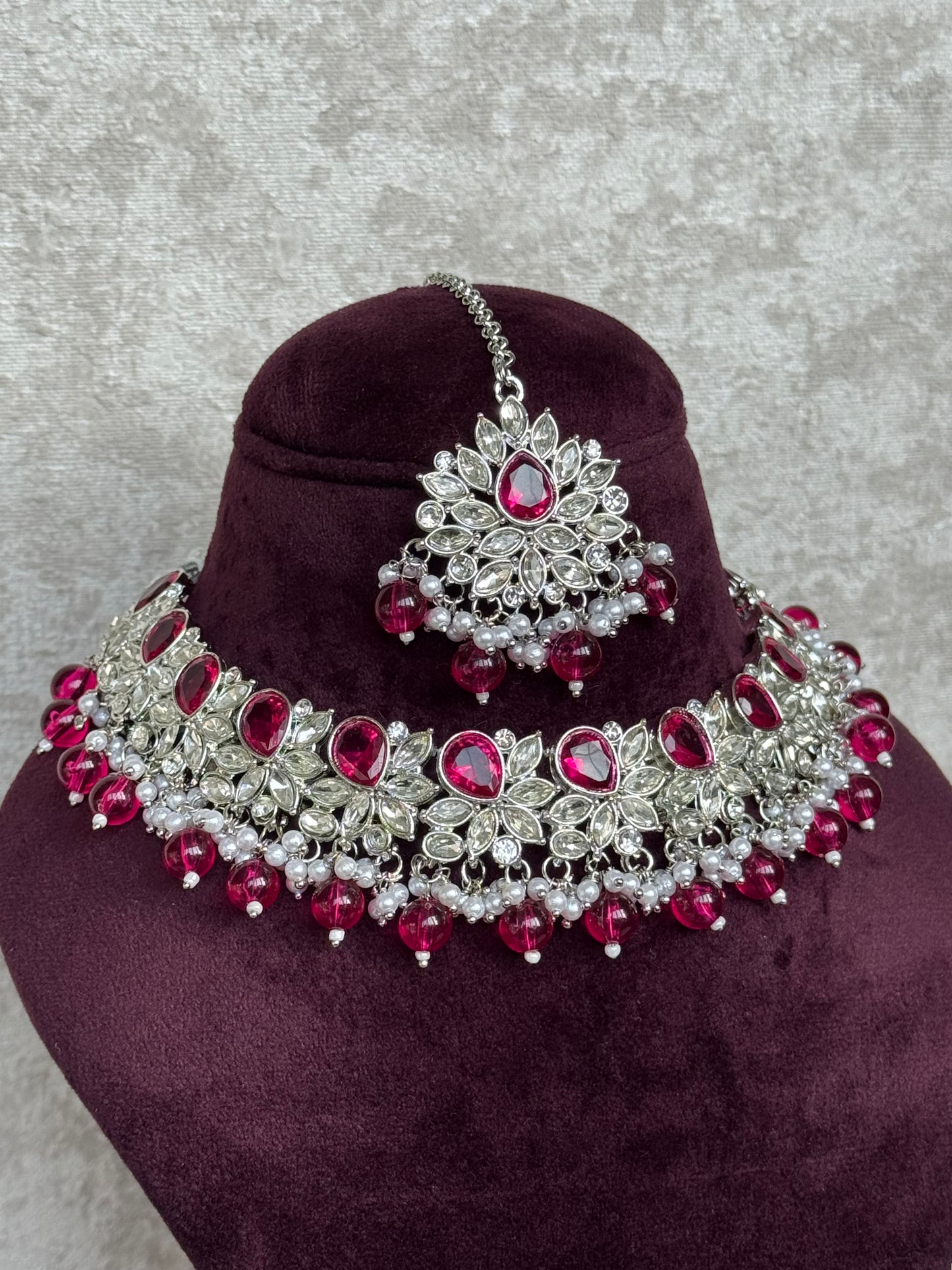 Silver Necklace Set Collection| The Tara Collection