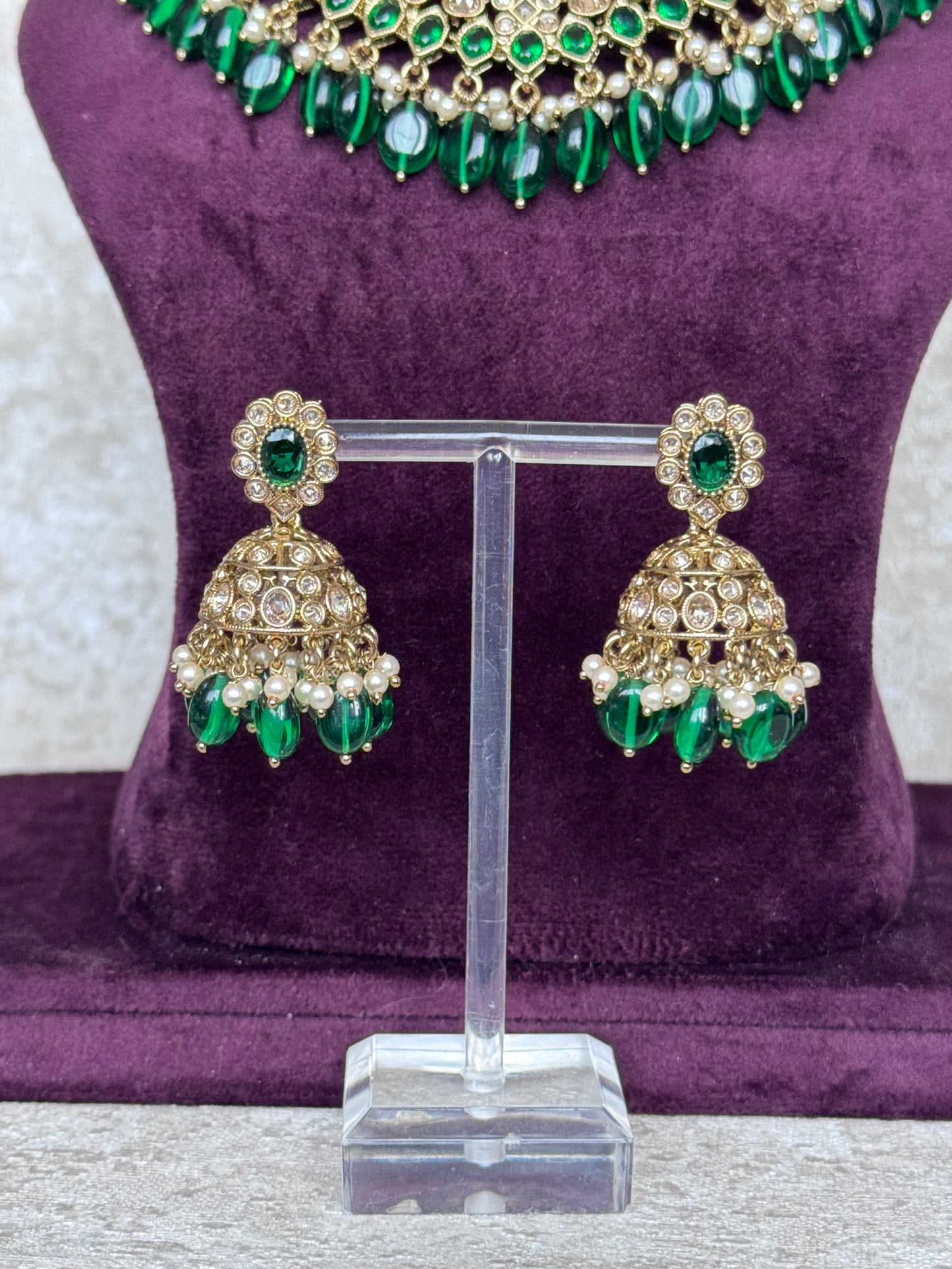 Antique Moti Necklace Set | The Tara Collection
