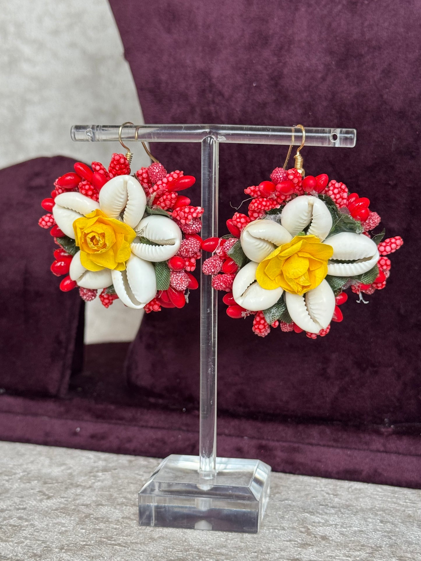 Floral Full Set | Necklace, Headpiece, Earrings & 2 Rings | The Tara Collection