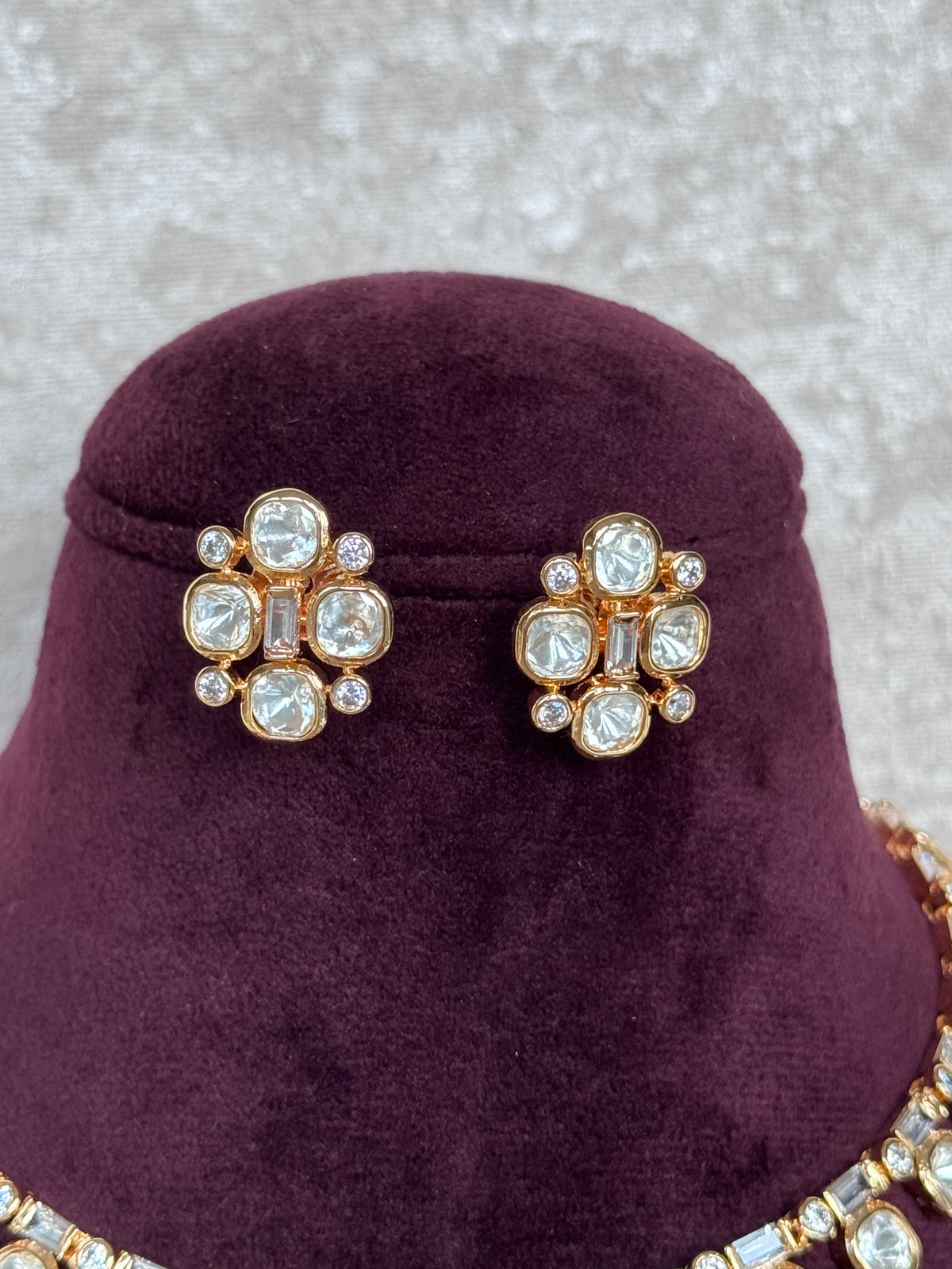 Kiran - Heritage Indian Kundan Necklace Set | The Tara Collection