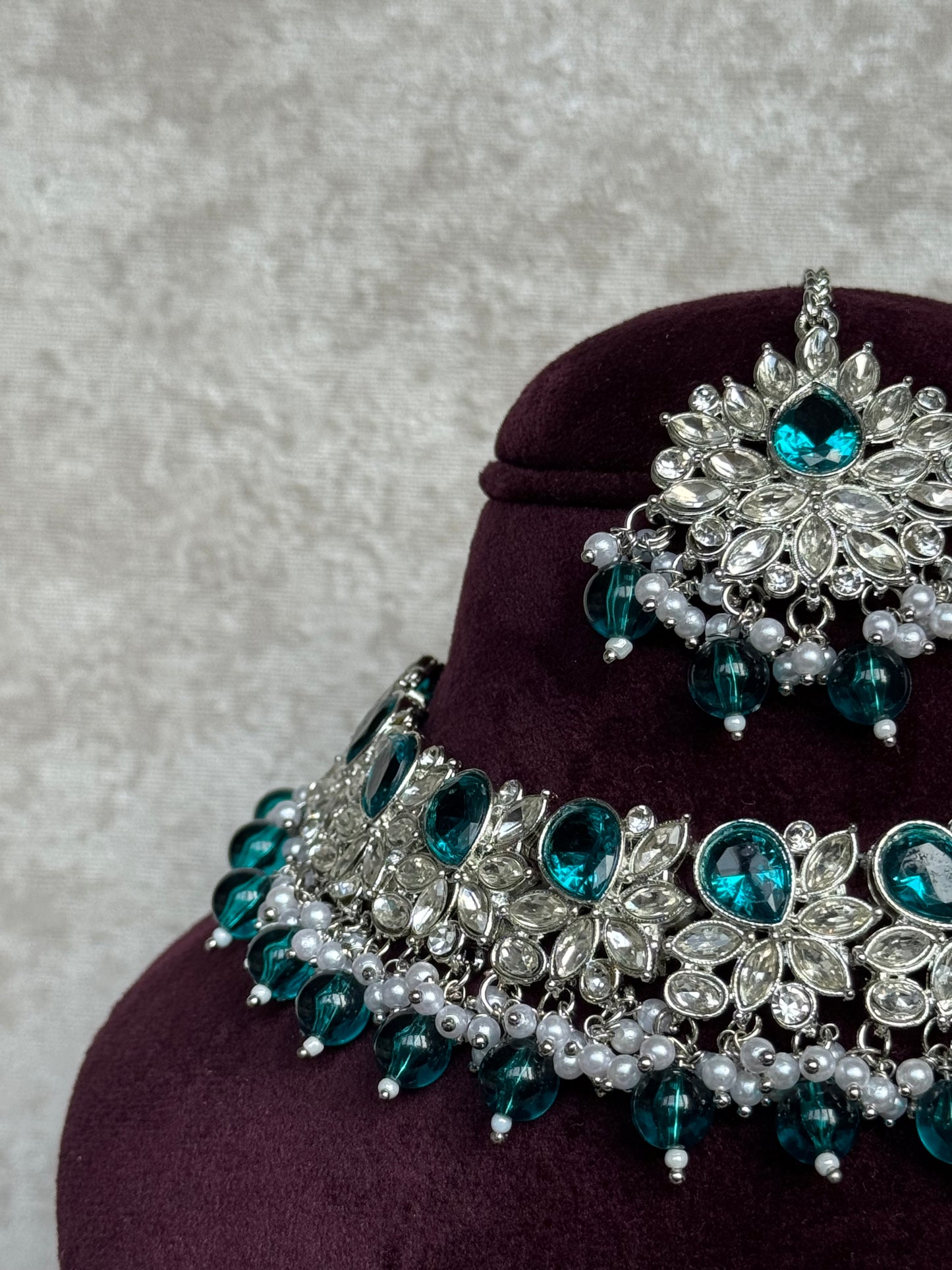 Silver Necklace Set Collection| The Tara Collection
