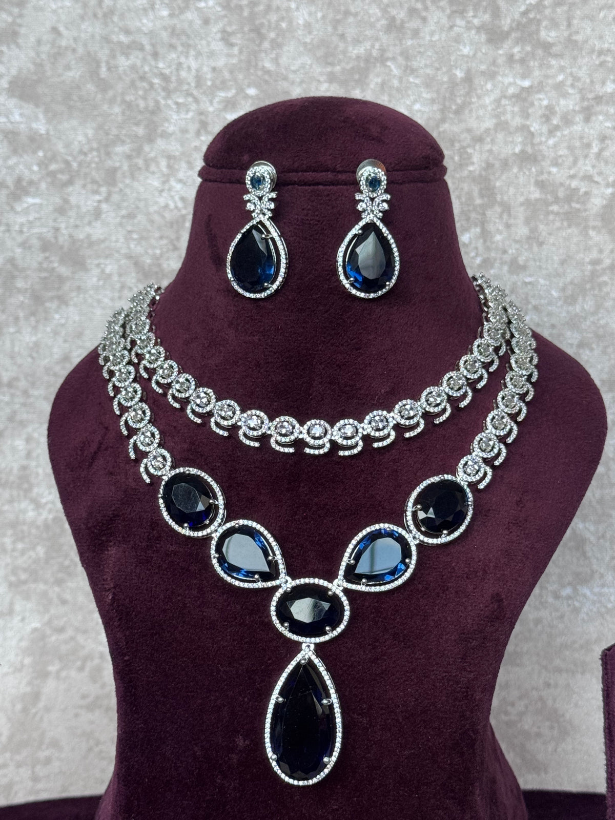 Raina - American Diamond Necklace | The Tara Collection
