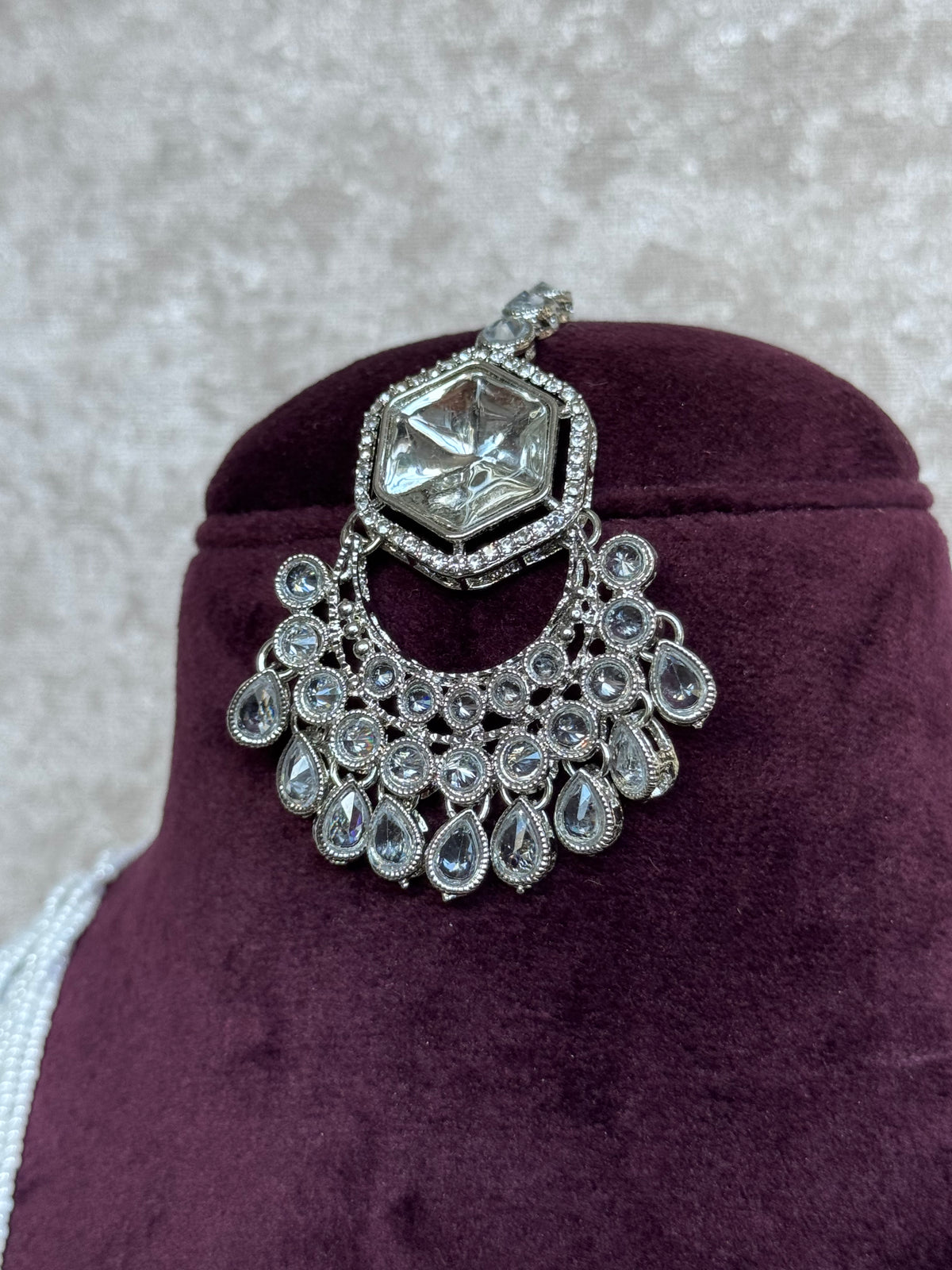 Rajvi - Pearl Long Necklace Set | The Tara Collection