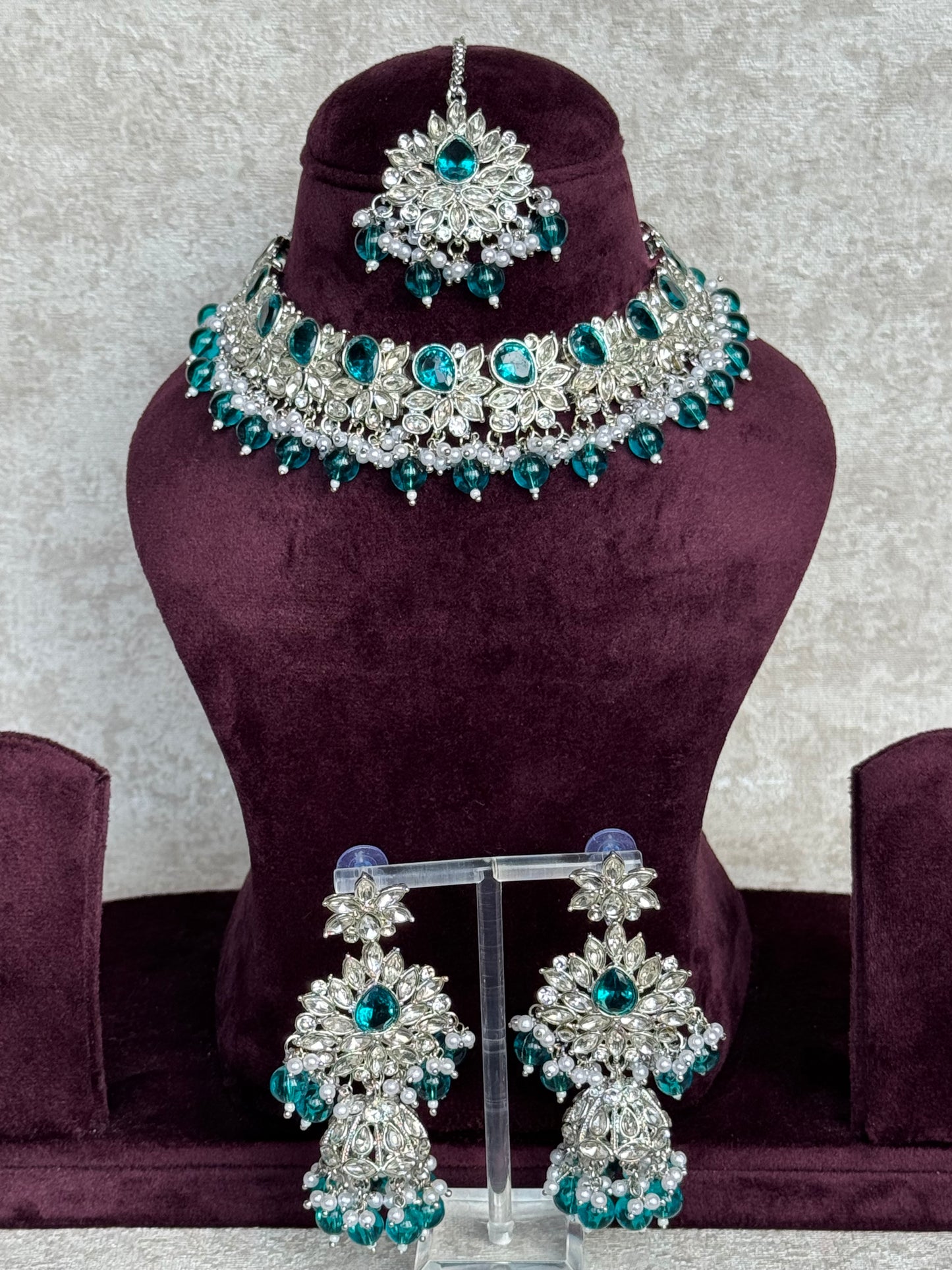 Silver Necklace Set Collection| The Tara Collection