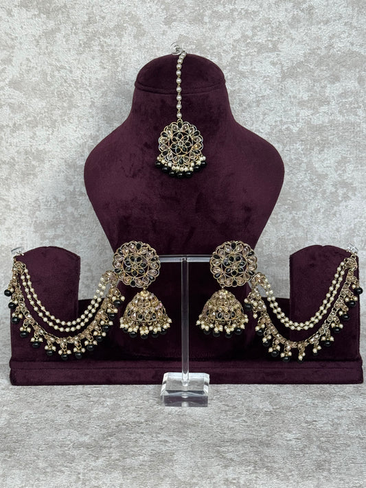 Jhumka Sahara Earring Tikka Set