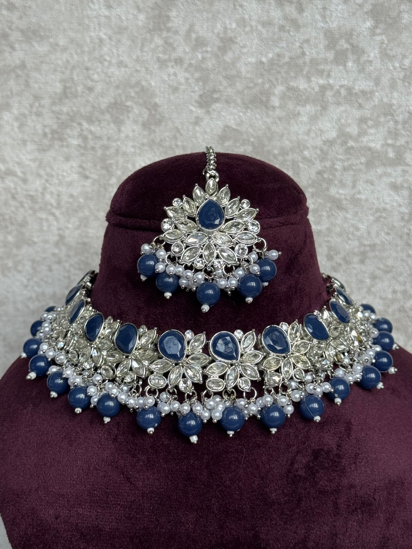 Silver Necklace Set Collection| The Tara Collection