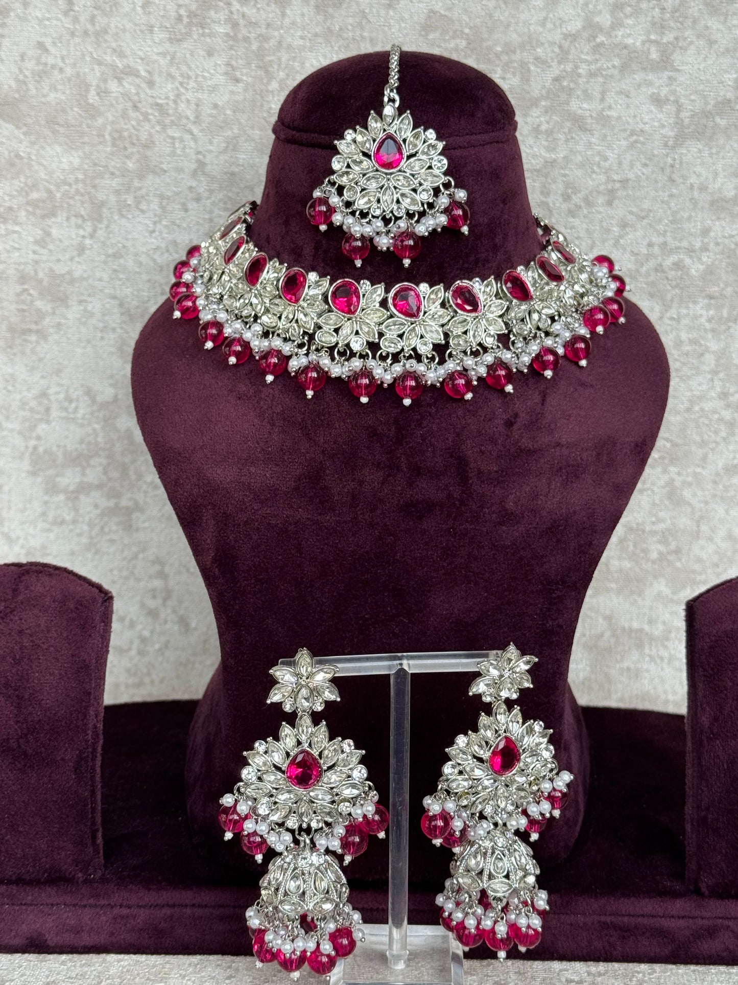Silver Necklace Set Collection| The Tara Collection