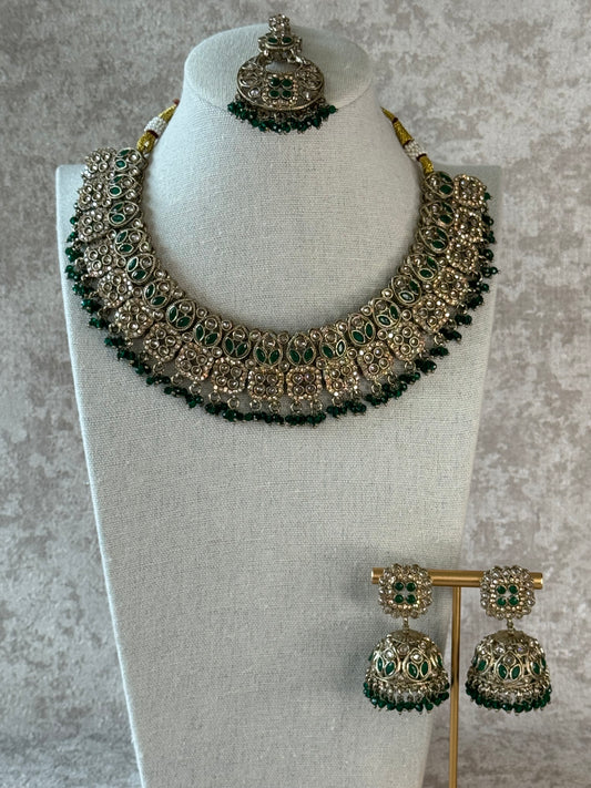 Elegant Necklace & Jhumka Set – Multiple Colours