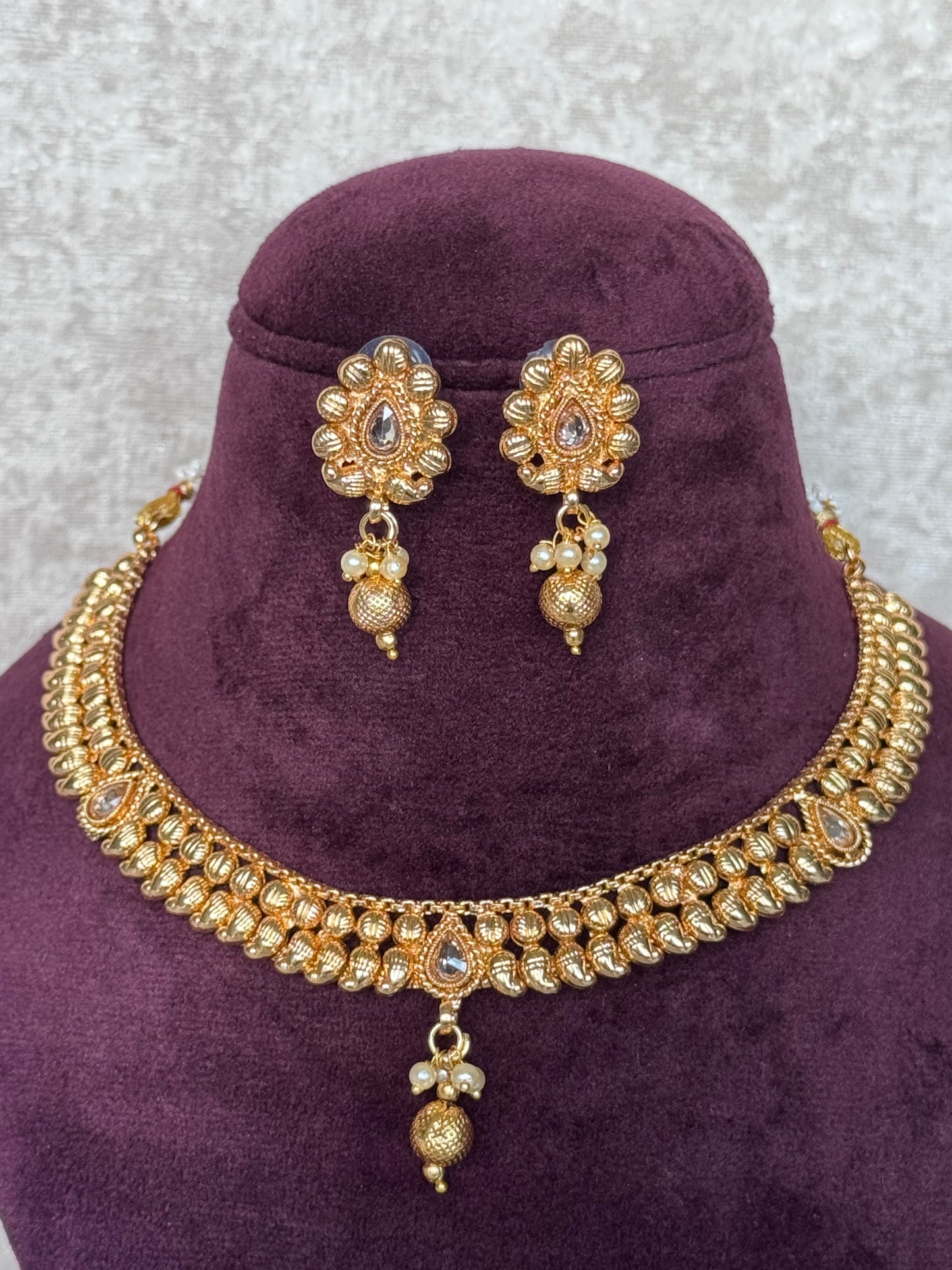 Gold Necklace Set | The Tara Collection