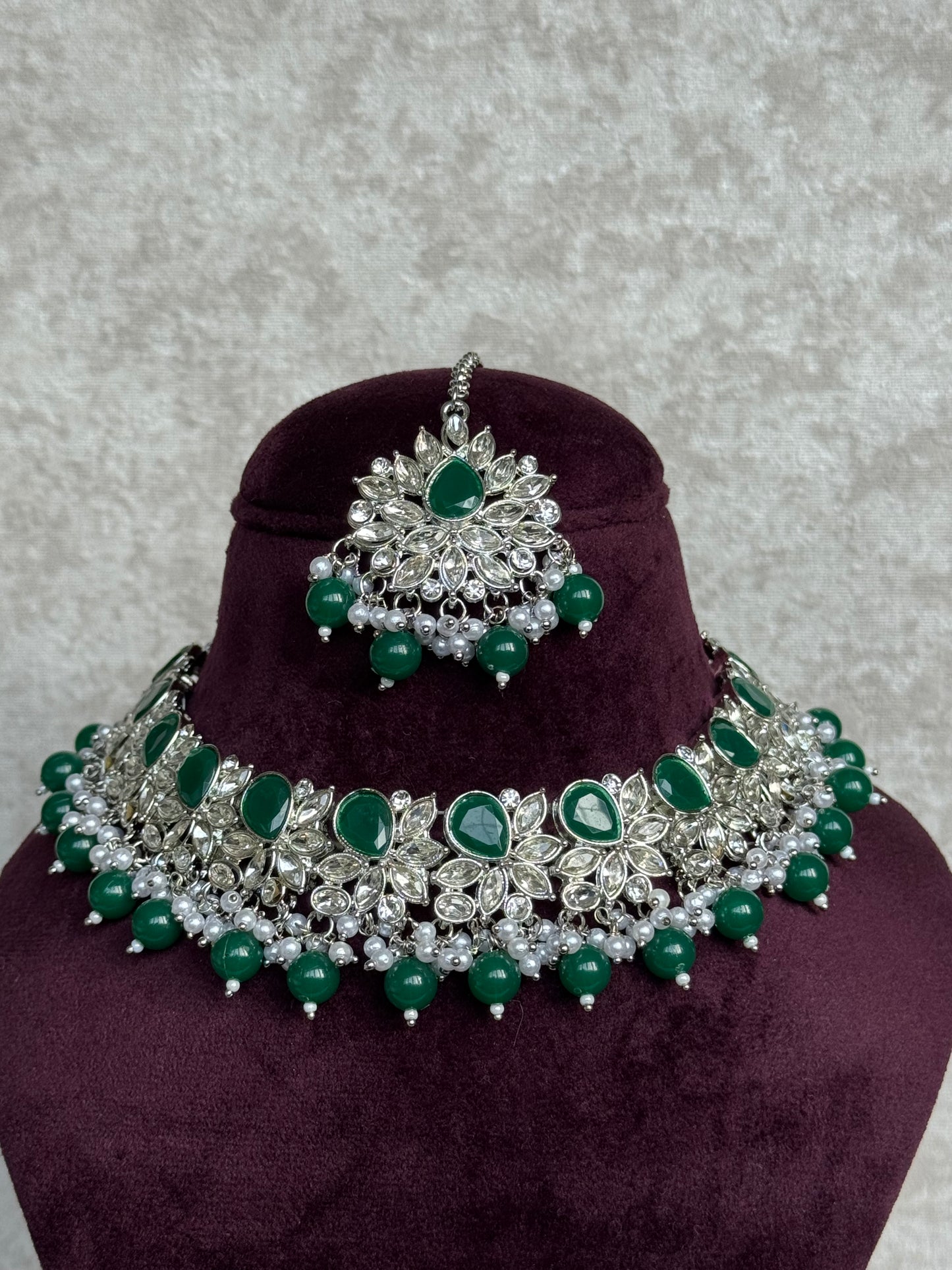 Silver Necklace Set Collection| The Tara Collection