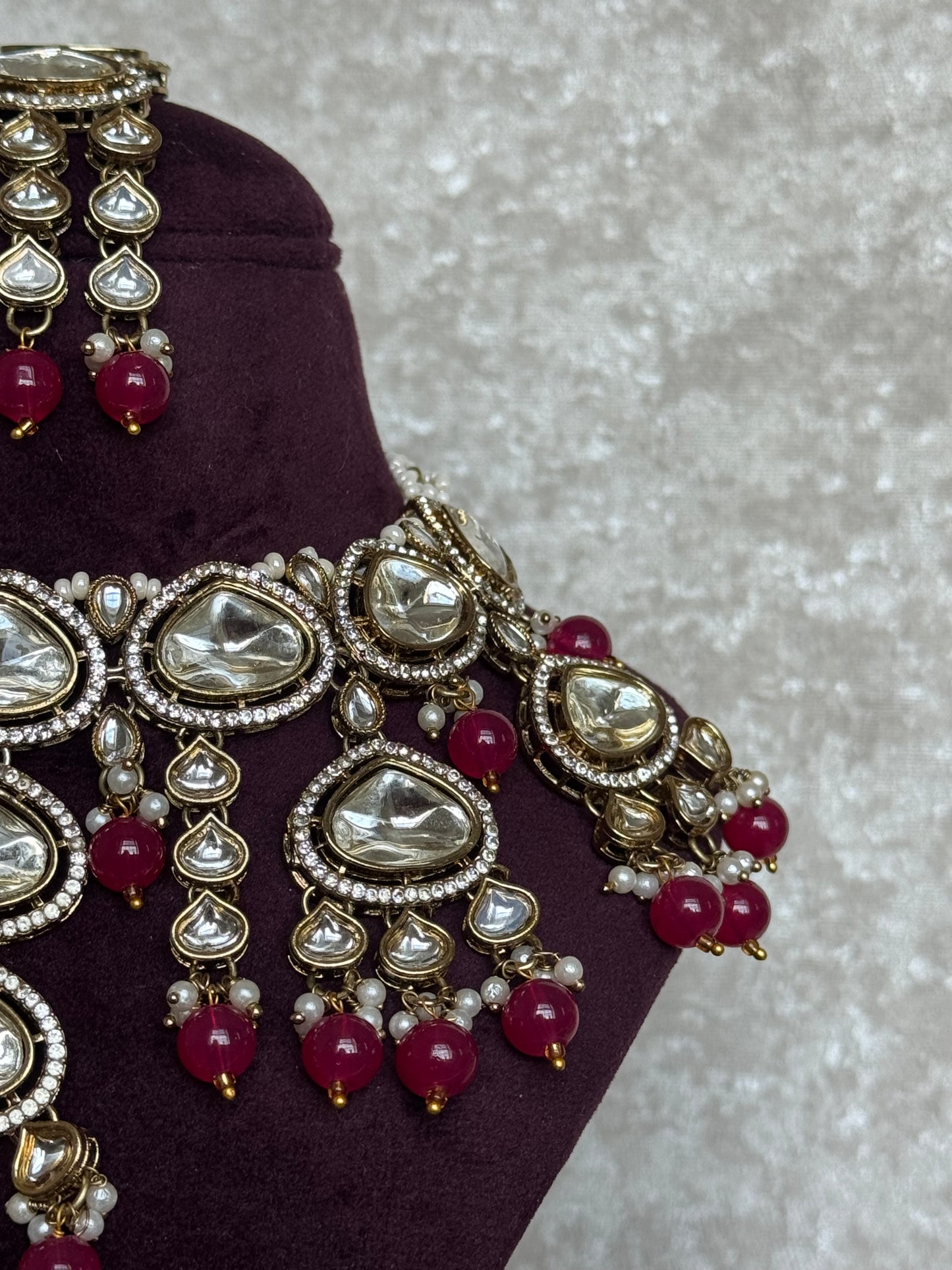 Statement Kundan Necklace Set | The Tara Collection
