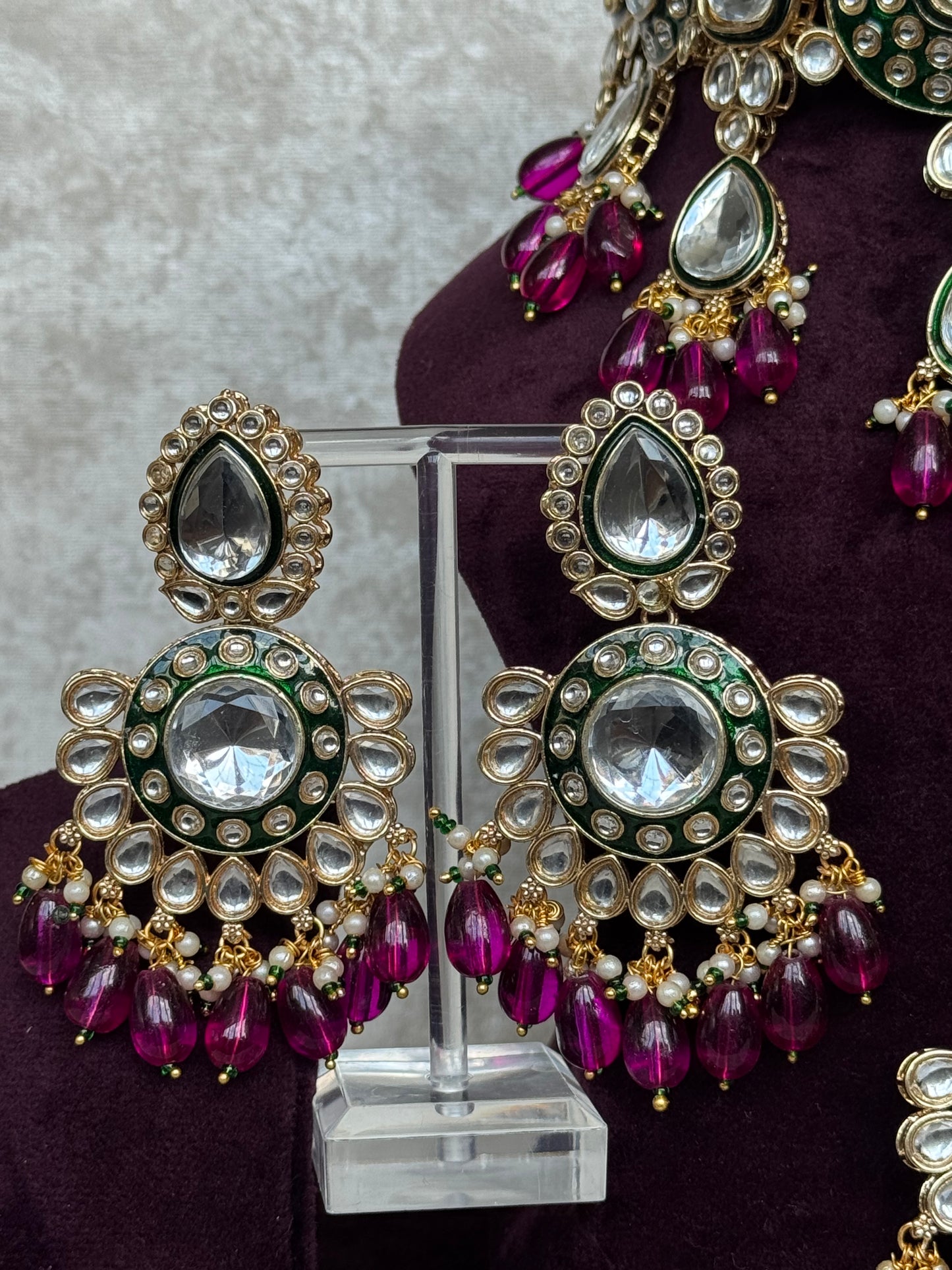 Kundan & Meenakari Choker Set | The Tara Collection