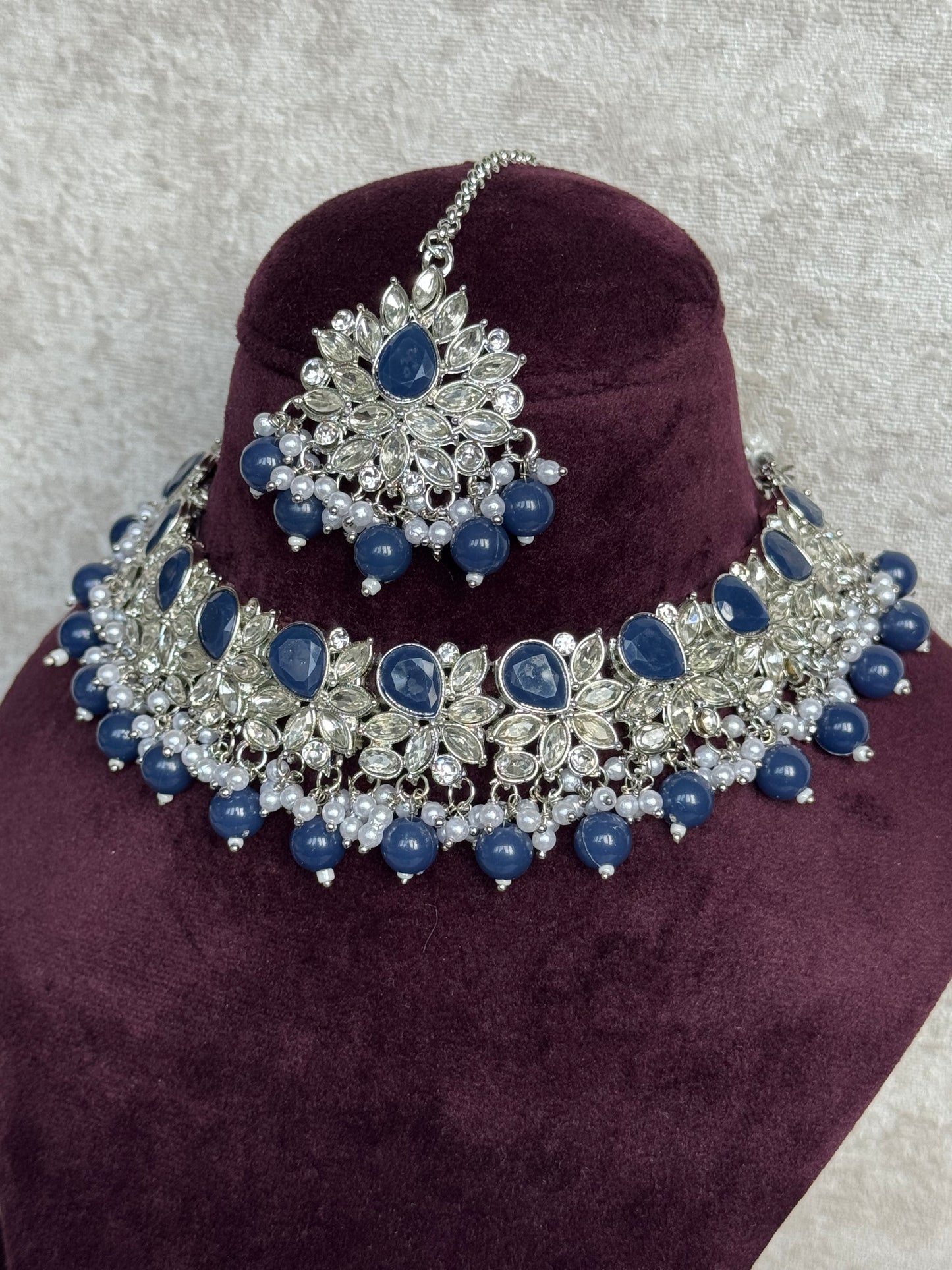 Silver Necklace Set Collection| The Tara Collection