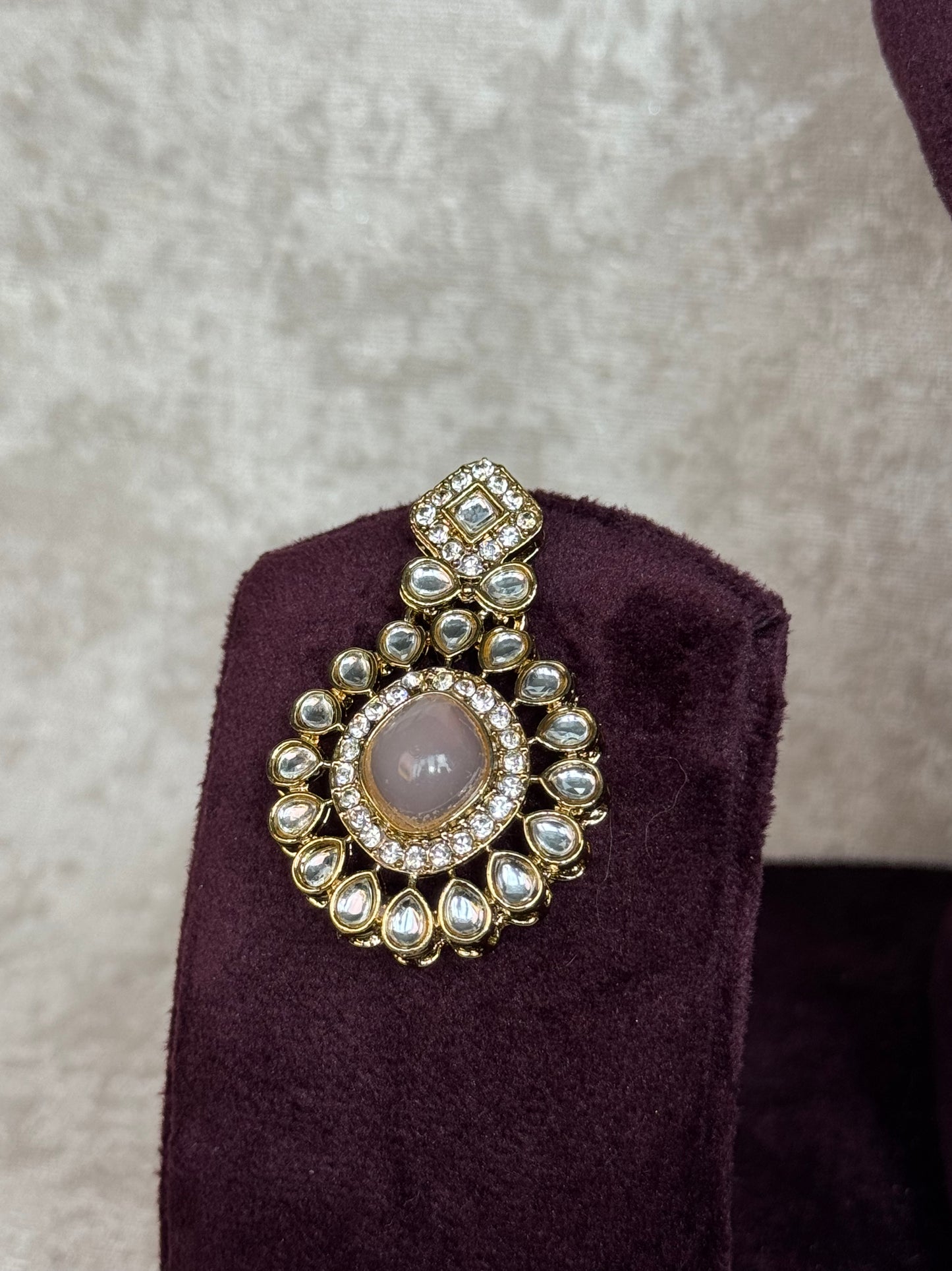 Necklace set with earrings & tikka